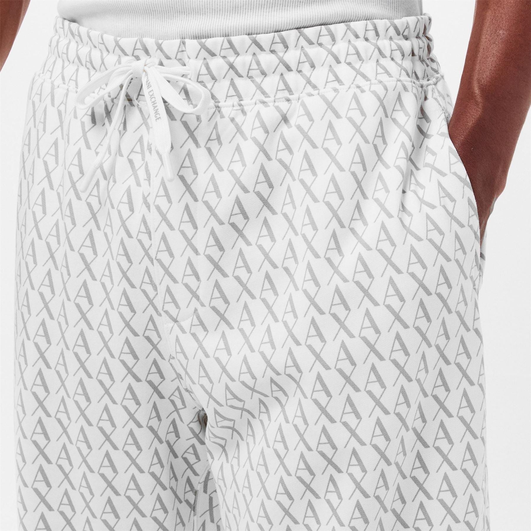 Armani Exchange Exchange Geometric Patterned Track Pants