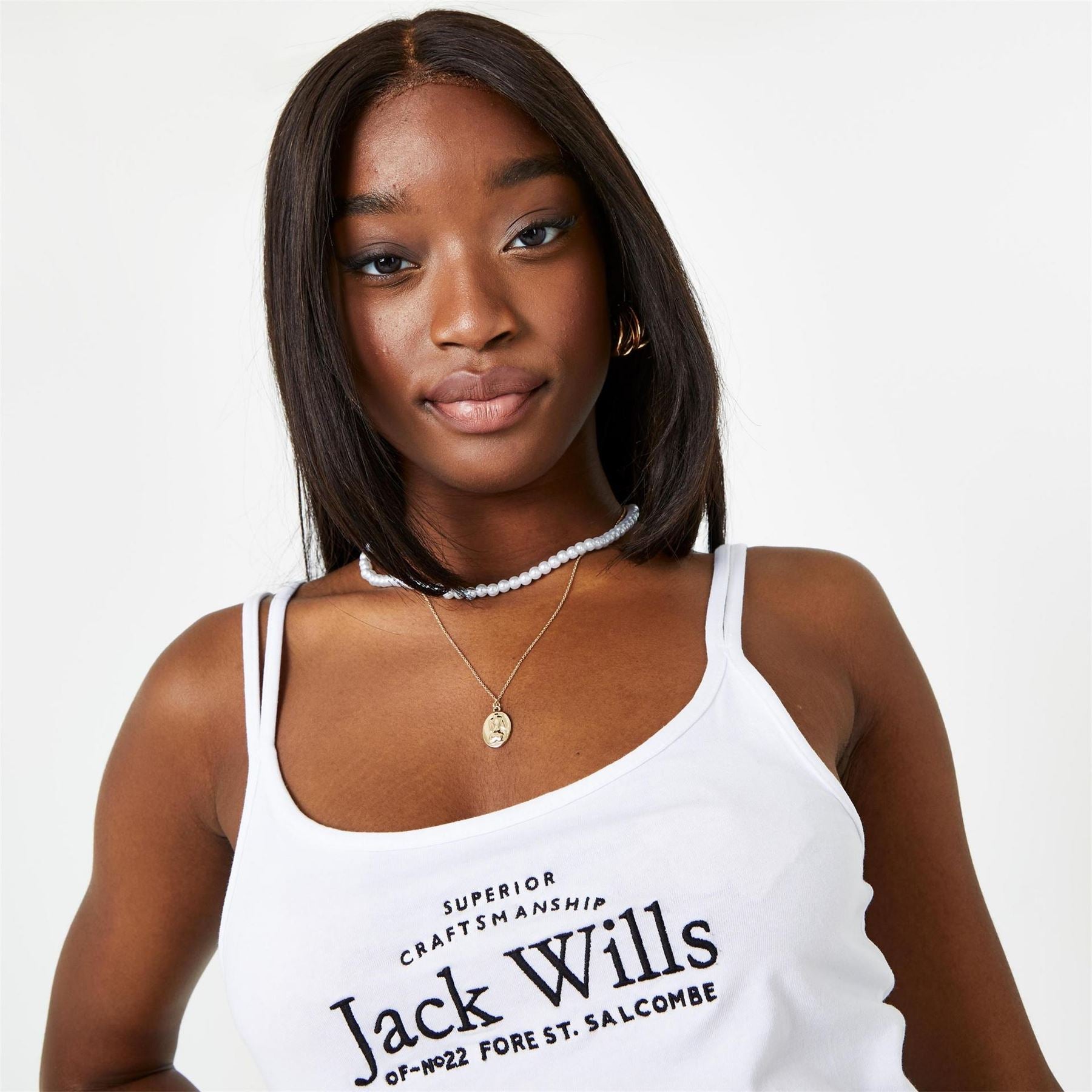 Jack Wills Roseberry Strap Vest Ladies