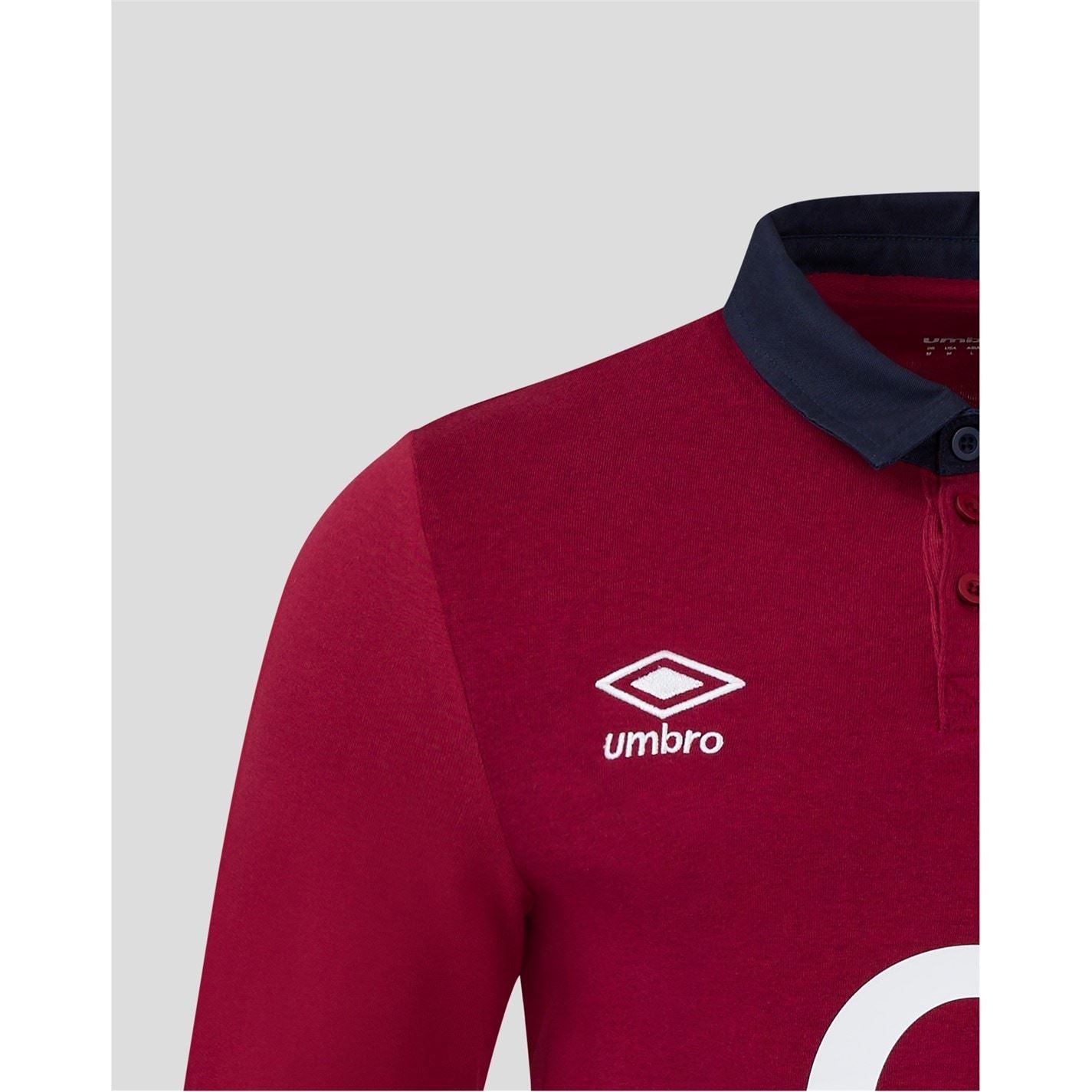 Umbro Womens England Rugby Alternate Classic Long Sleeve Shirt 2024