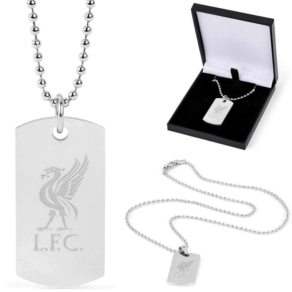 Team Officially Licensed Stainless Steel Dog Tag And Ball Chain