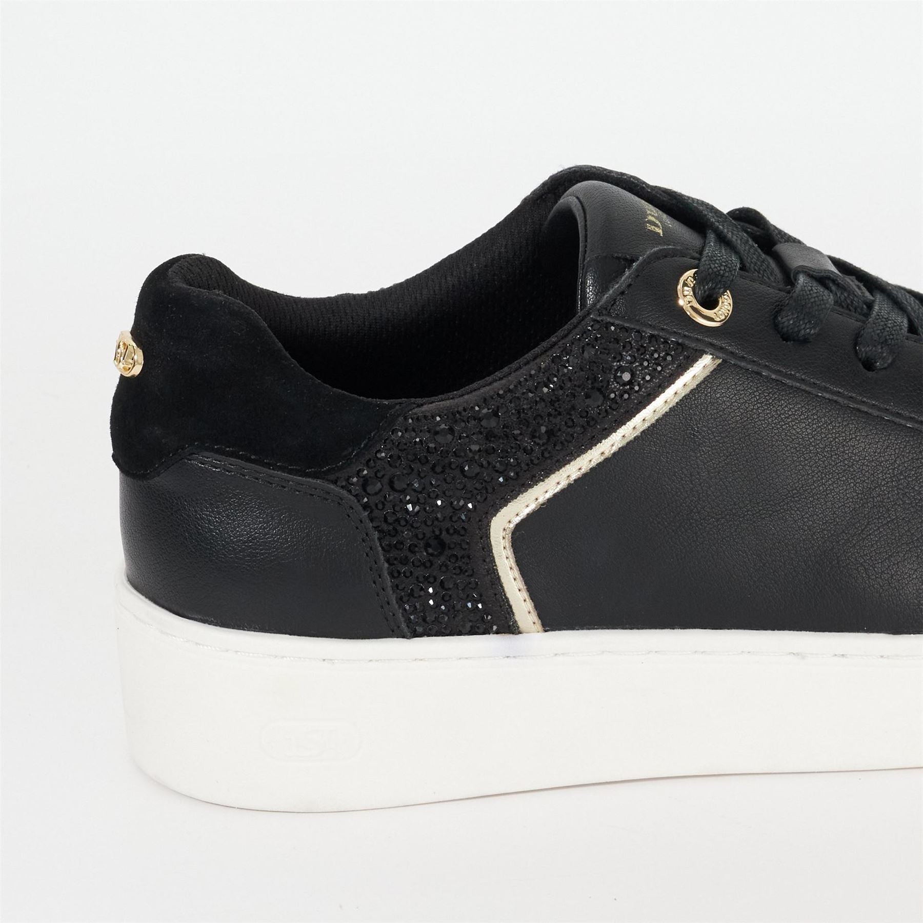 Dune London Elli Lace Up Low Top Sneakers