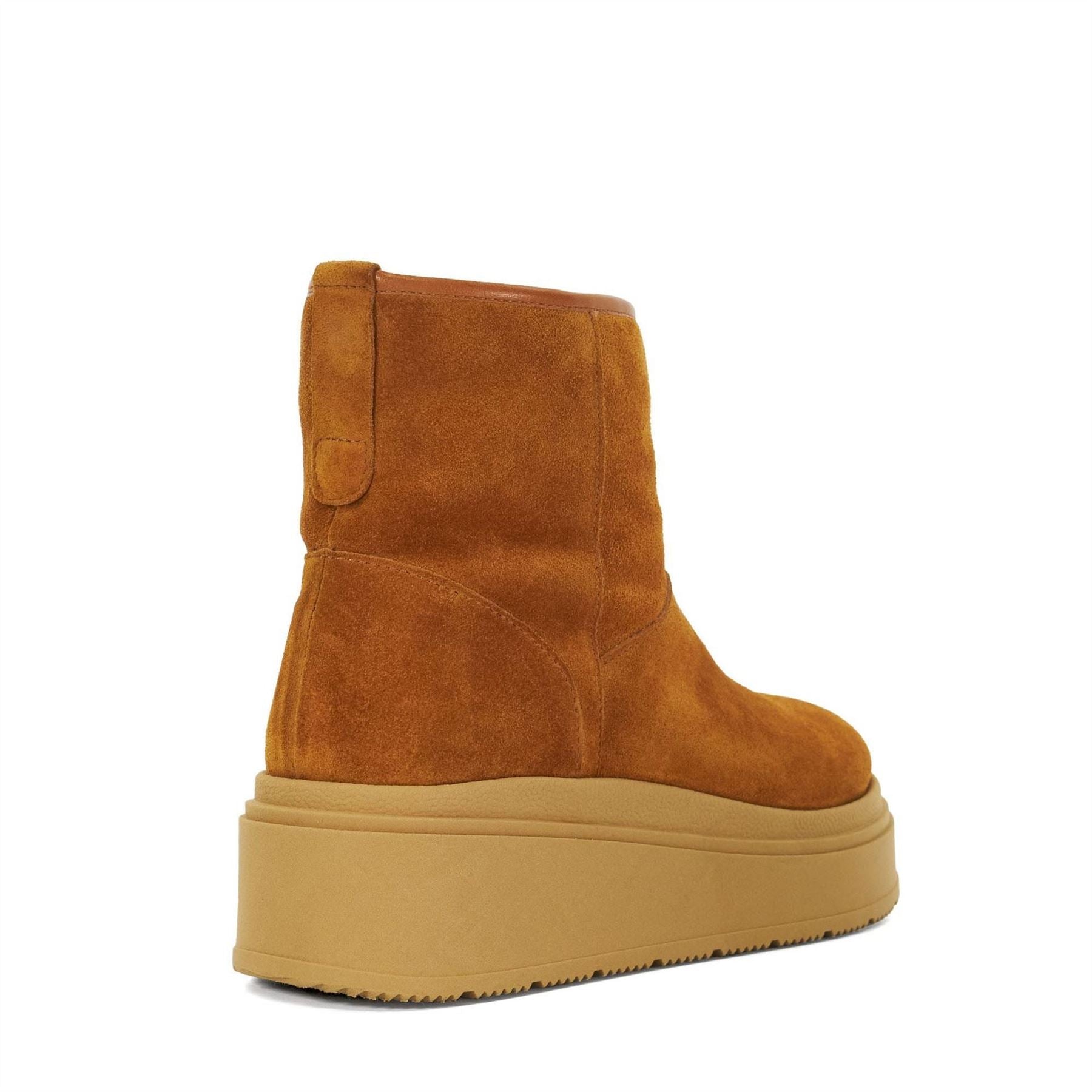 Dune London Podsey Faux Shearling Lined Platform Boots