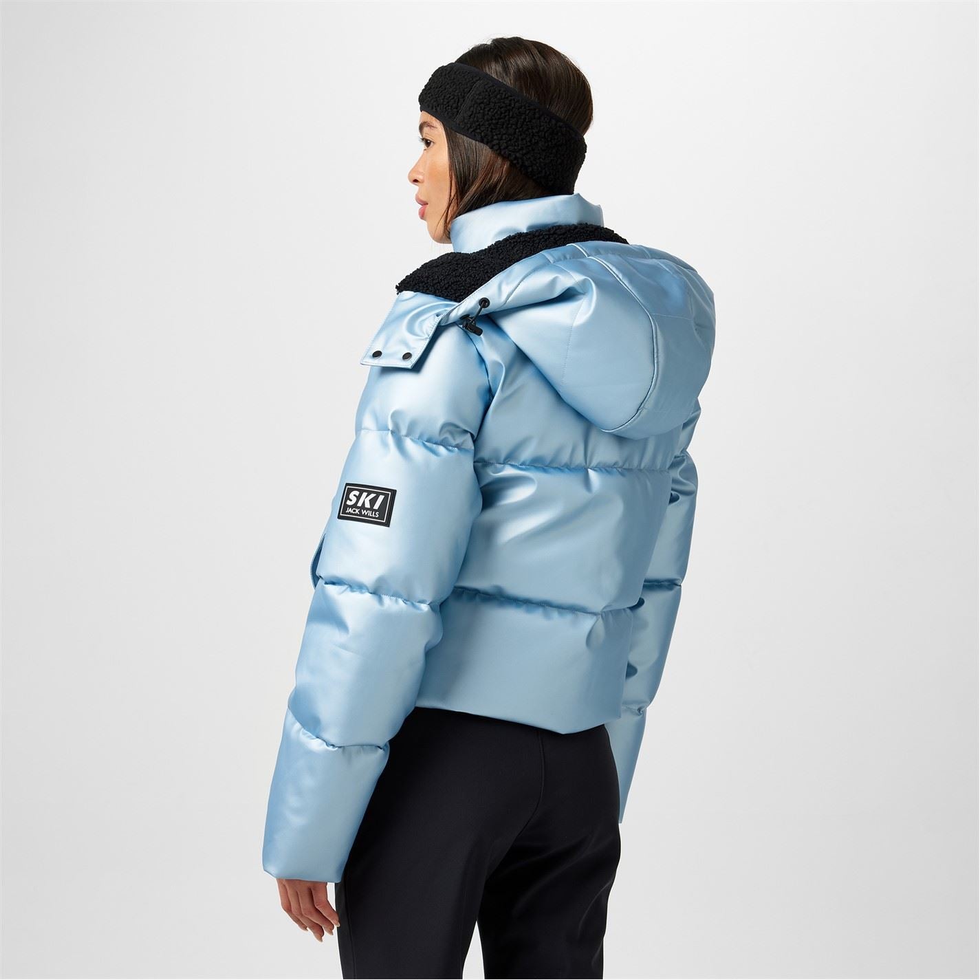 Jack Wills Cropped Hooded Ski Jacket