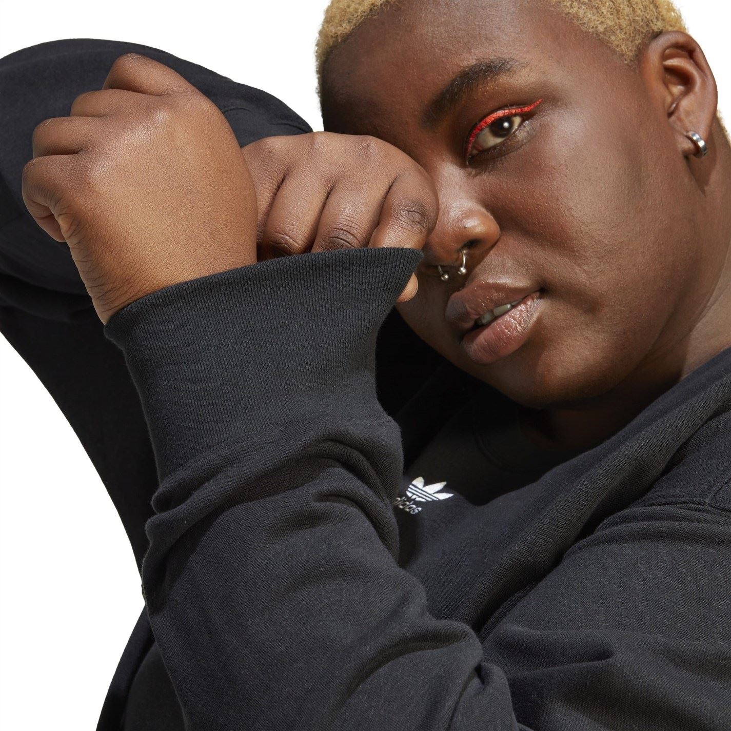 adidas Originals Slim Fit Long Sleeve Sweatshirt