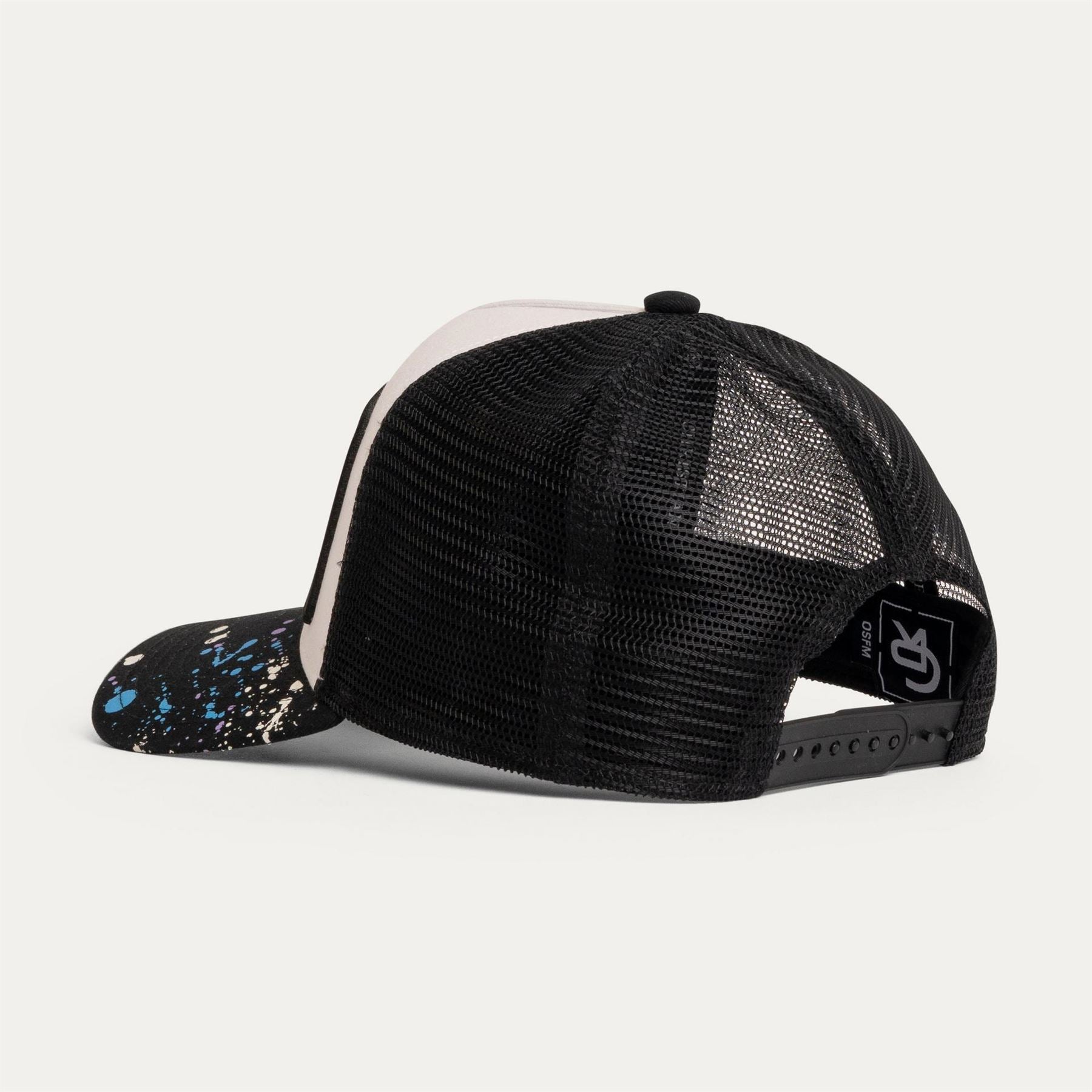 Christian Rose Iconic II Paint Splat Logo Trucker Cap