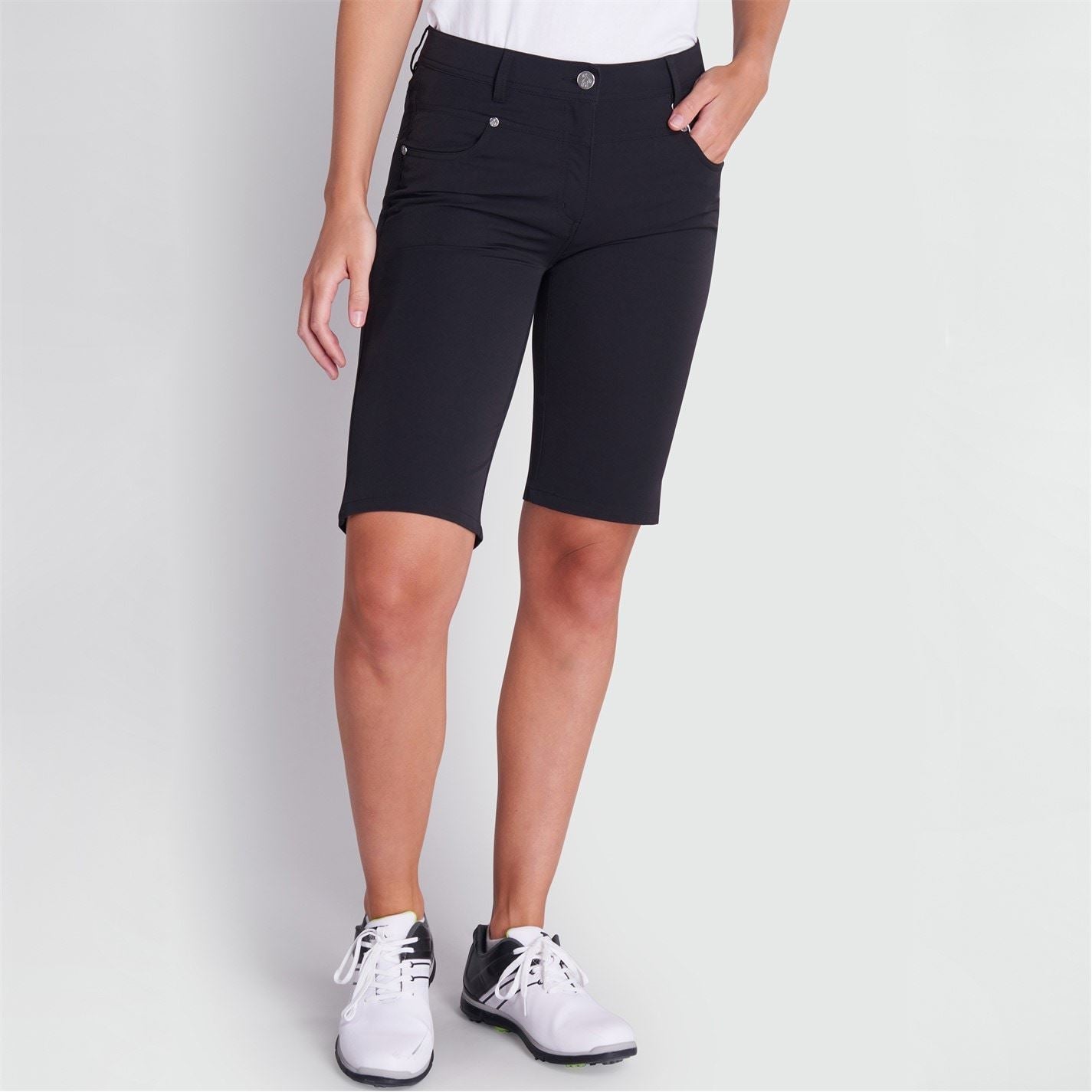 Calvin Klein Golf G T Solid Patterned Slim Bermuda