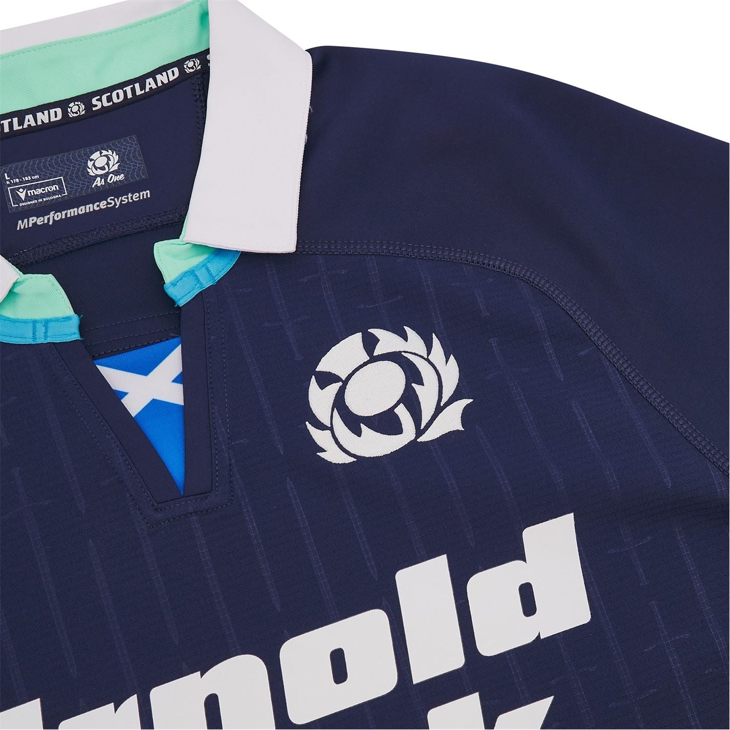 Macron Scotland Rugby Authentic Home Shirt 2024 Adults