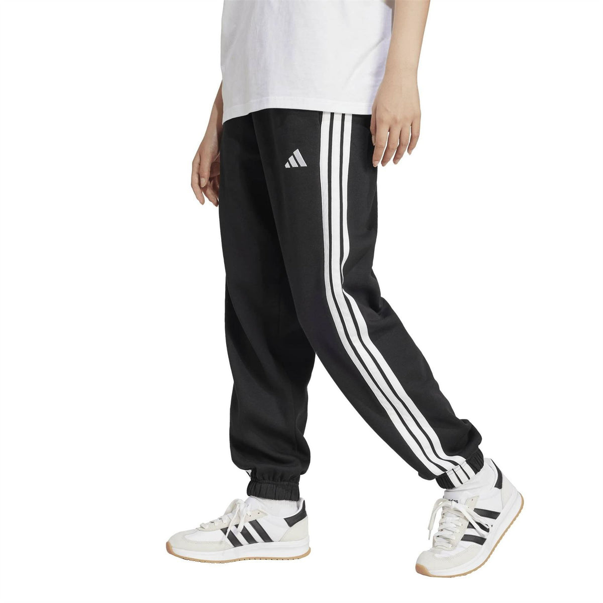 adidas Womens Essentials 3 Stripes Pants Slim