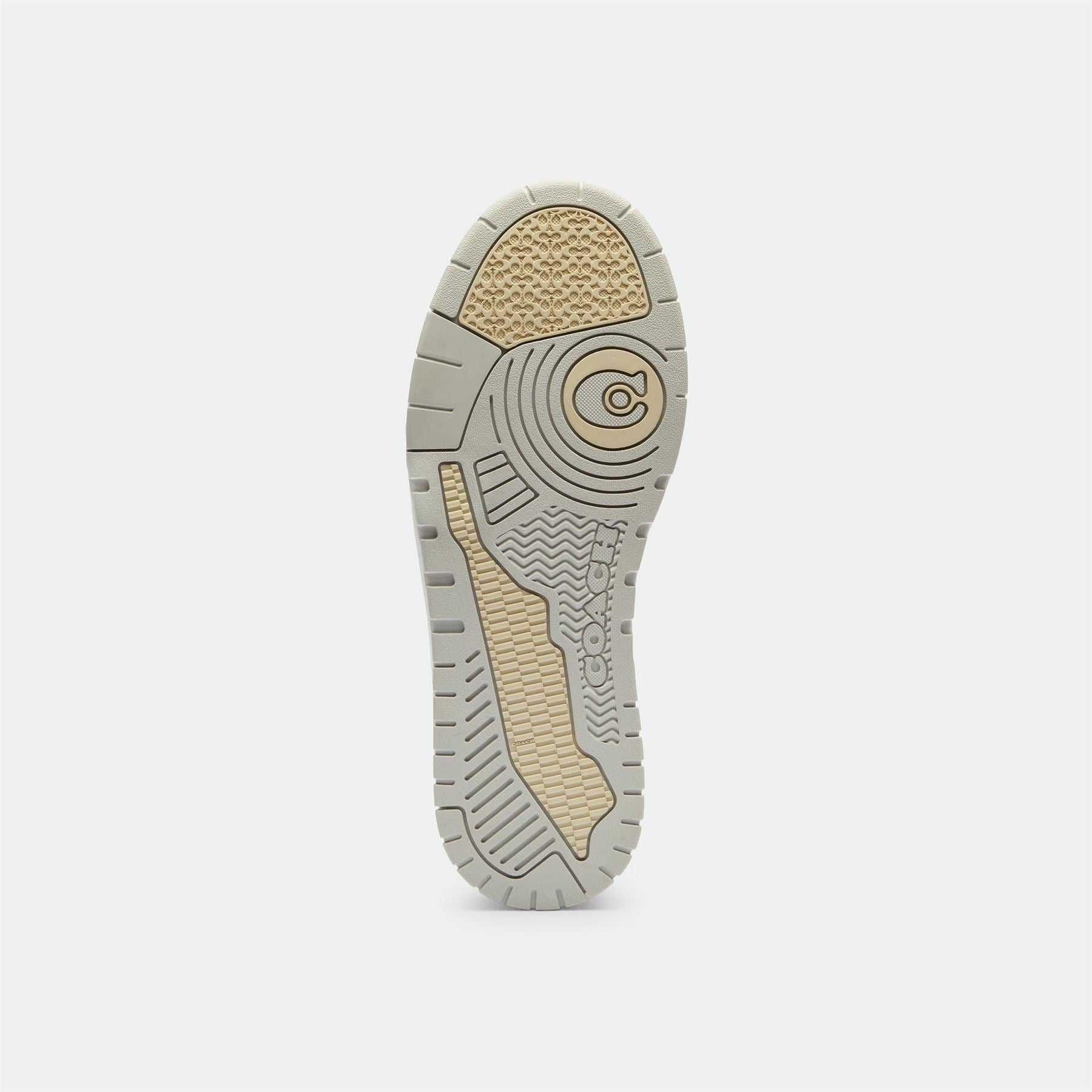Coach Color Block Embossed Logo Lace-Up Trainers