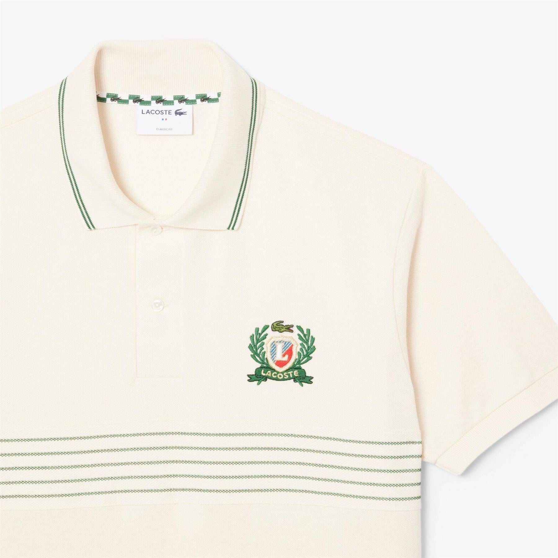Lacoste Crest Short Sleeve Polo Shirt