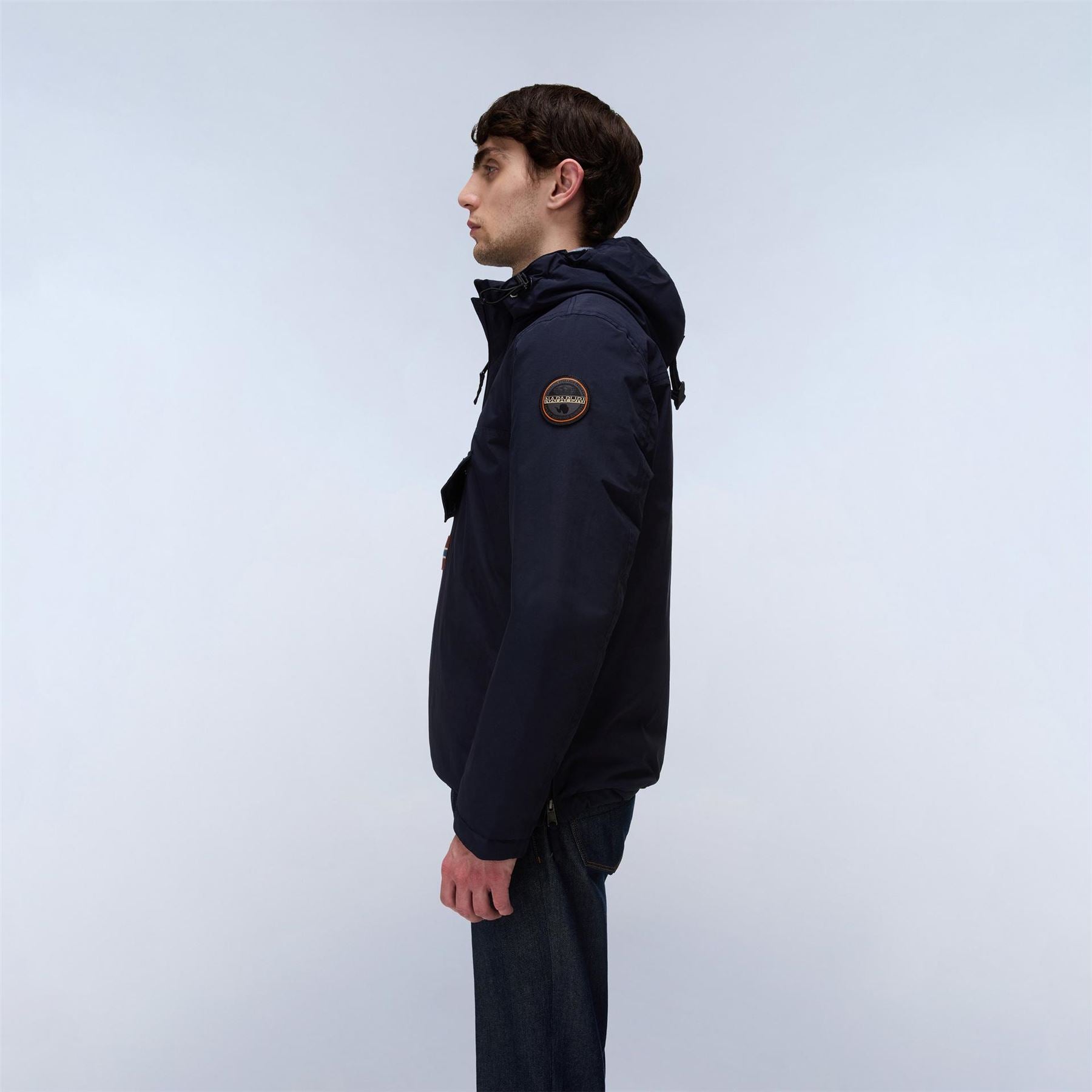 Napapijri Rainforest Water Resistant Hooded Long Sleeve Rain Anorak