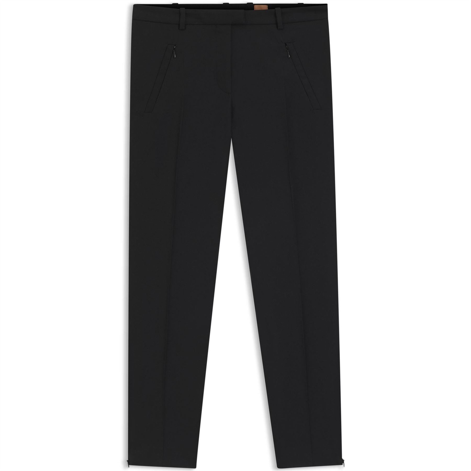 Boss Anaita5 Solid Patterned Slim Trousers