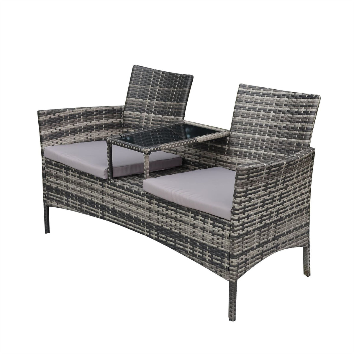 Linea Double Seat Weather Resistant Garden Bench