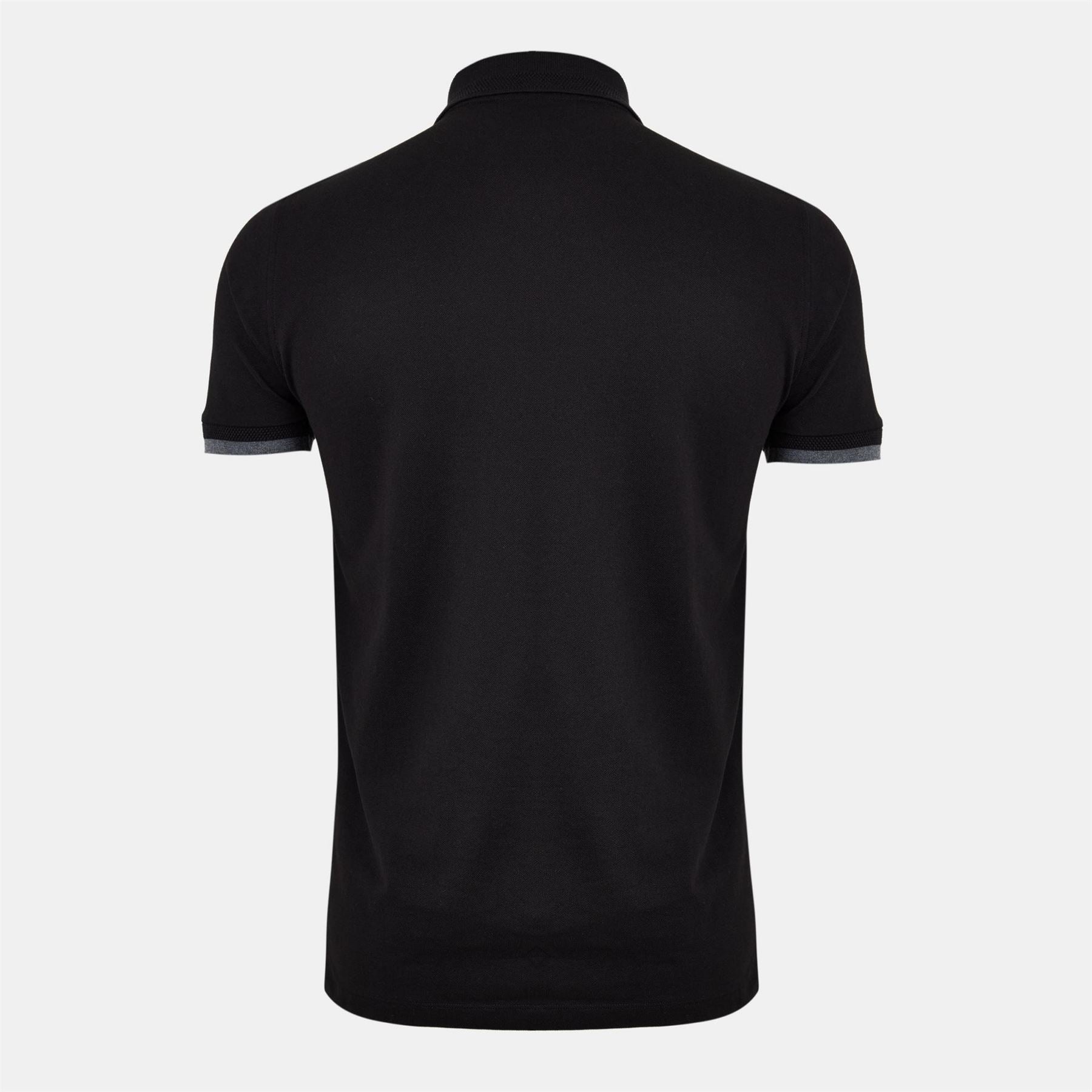 Boss Collared Neck Button Placket Polo Shirt