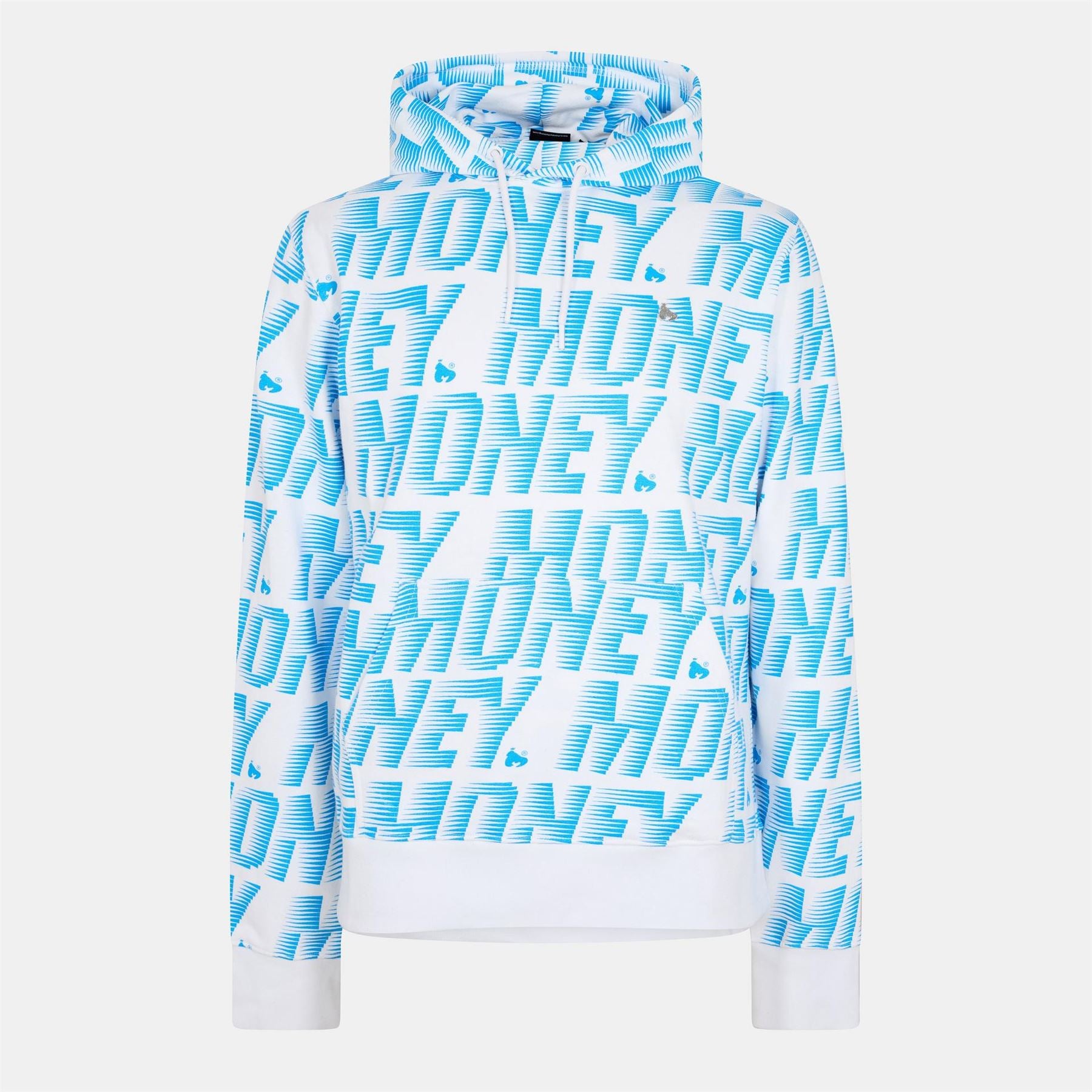 Money Zoom Lettering Hooded Neck Sweatshirt