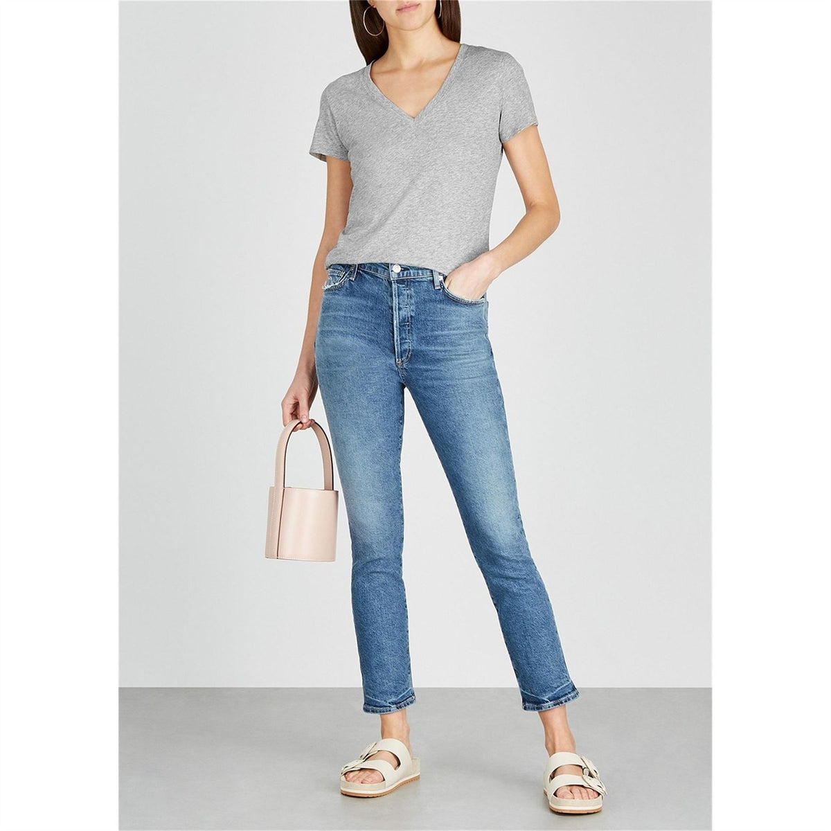 Vince Essential V Nk Tee