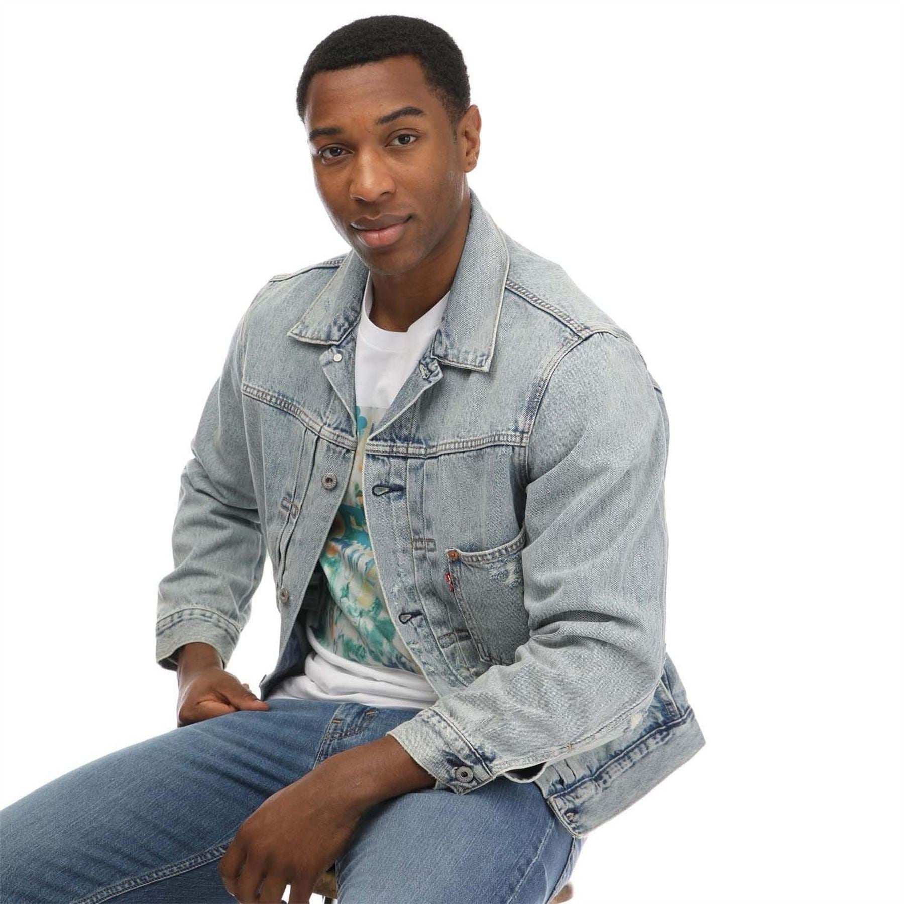 Levis Mens Type I Trucker Z7771 Light Ind Softshell Jacket