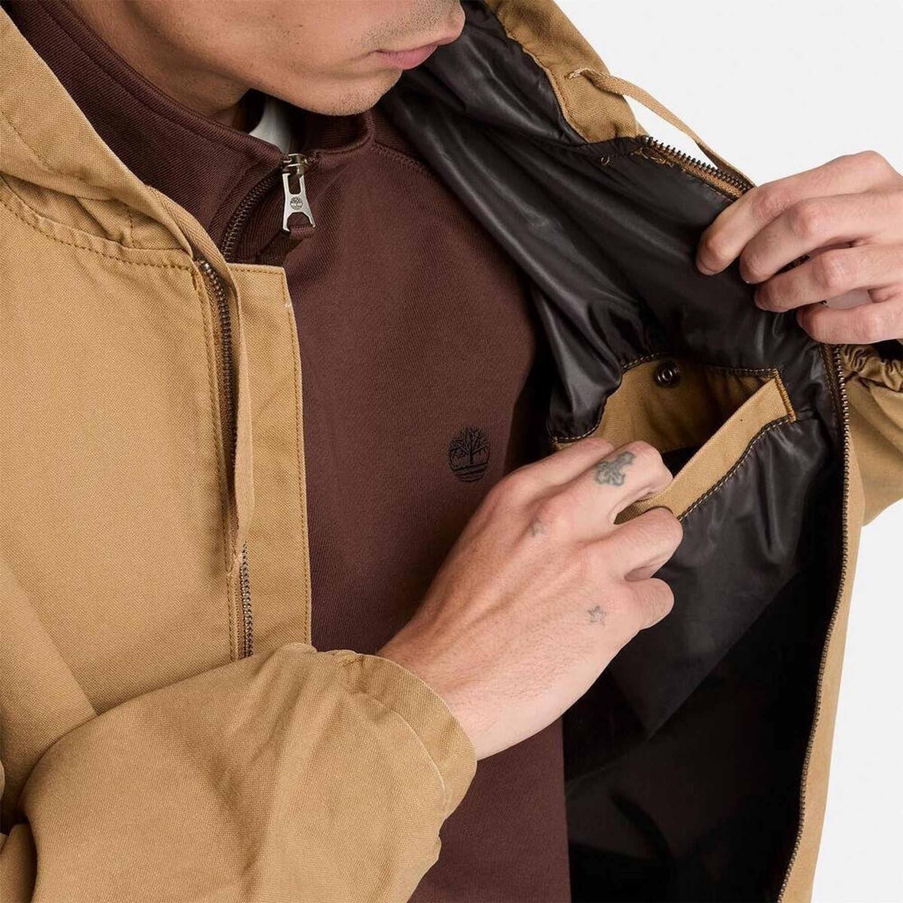 Timberland Canvasas Hoody Bmbr