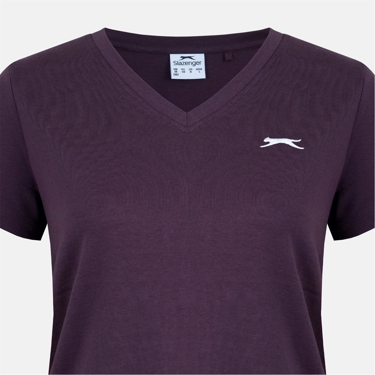 Slazenger Ladies V Neck Tee Shirt