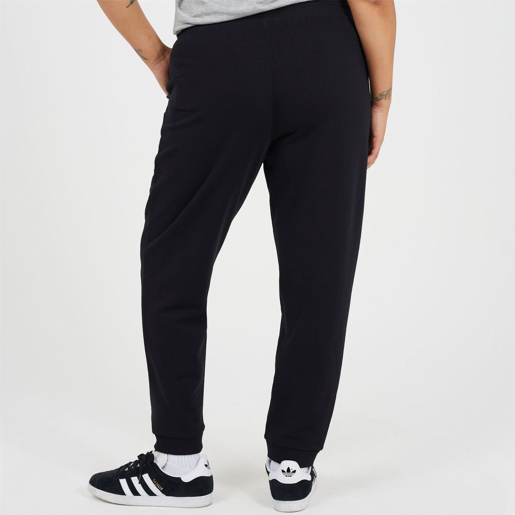 Brave Soul Womens Plus Size Solid Colour Jogging Bottoms
