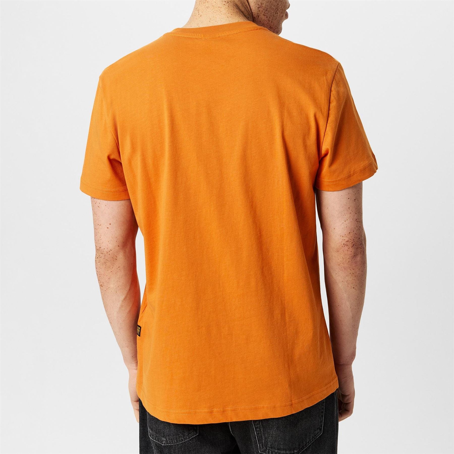 G Star Lettering Crew Neck Regular Fit T-Shirt