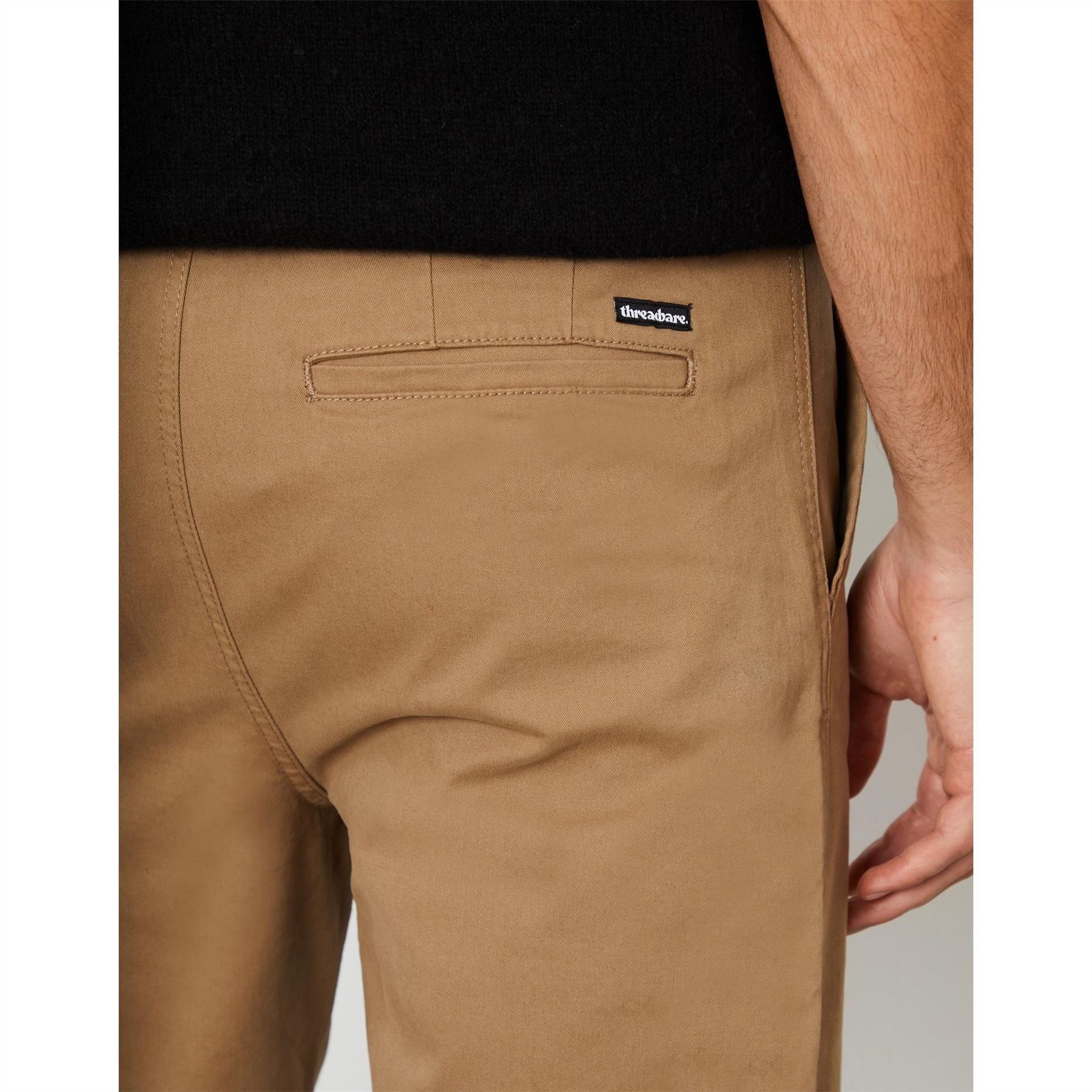 Threadbare Fog Regular Fit Straight Chinos