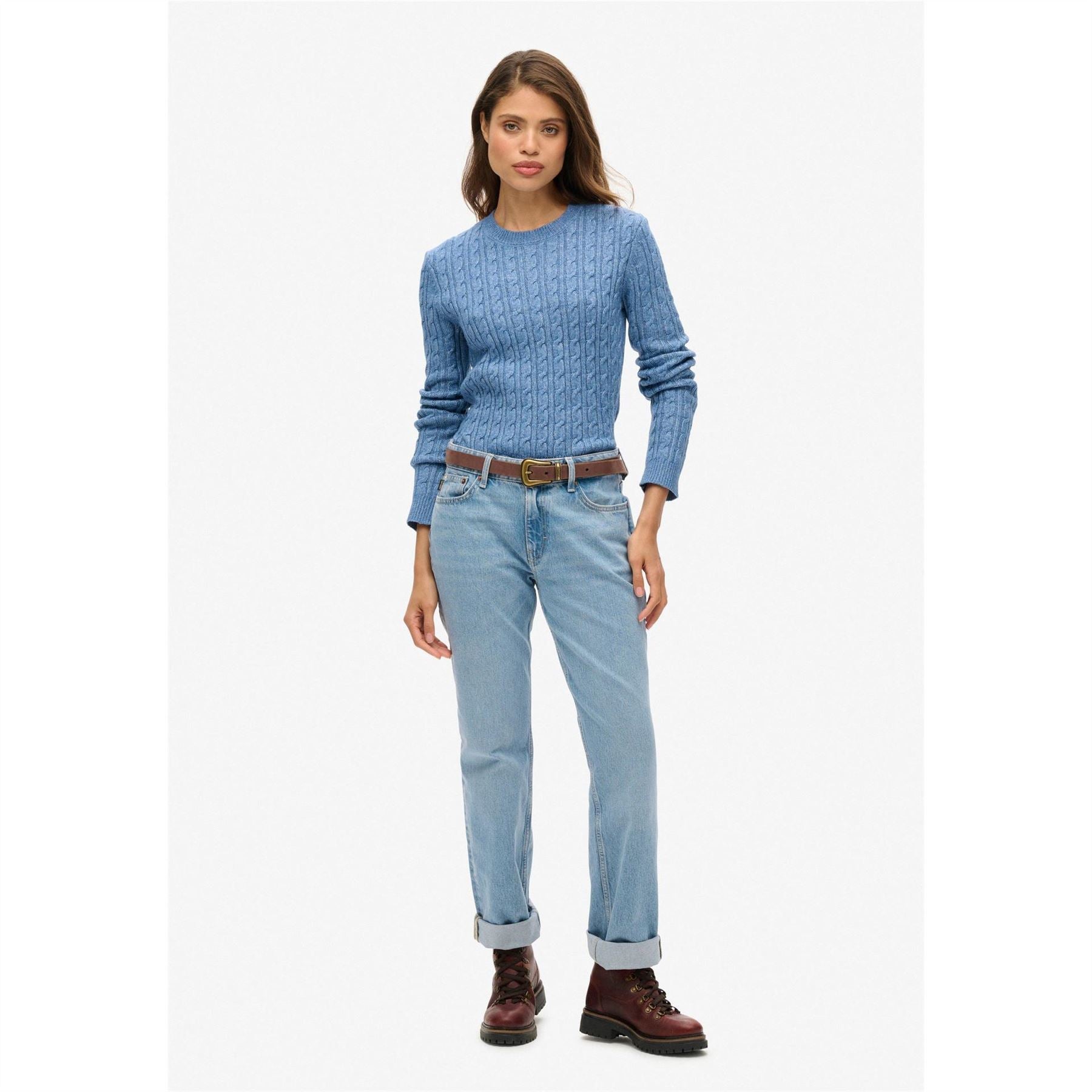 Superdry Cable Crew Neck Regular Fit Sweater