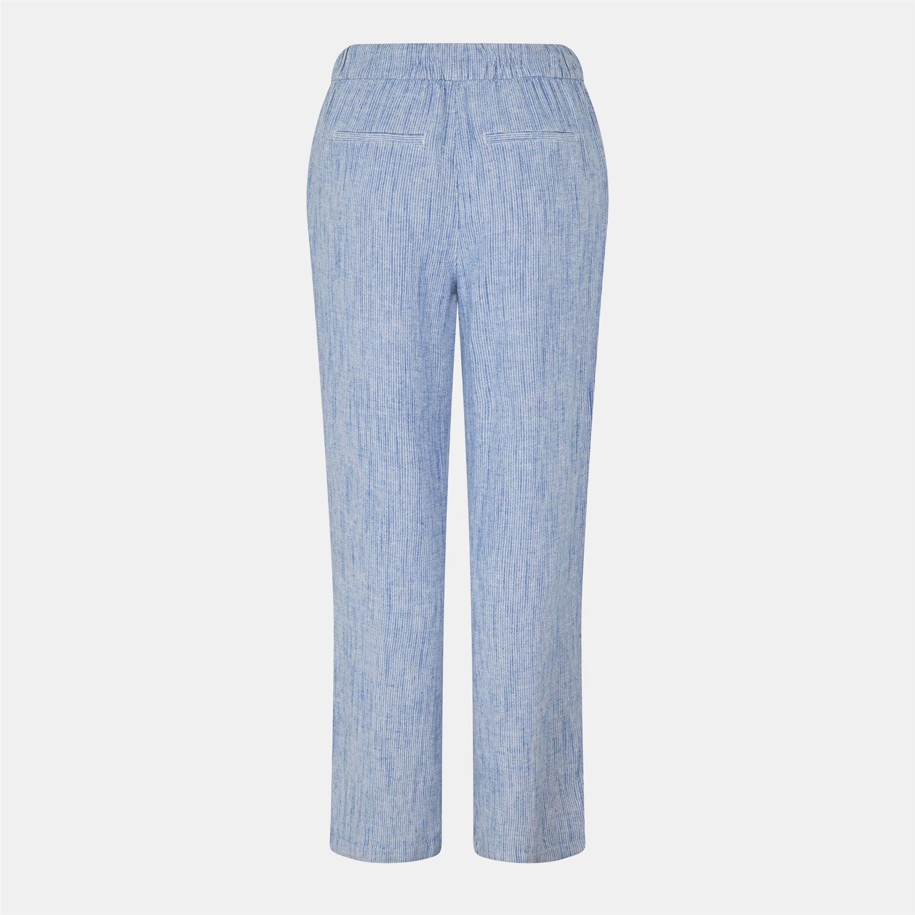 Vero Moda Line Stripe Patterned Straight Pants