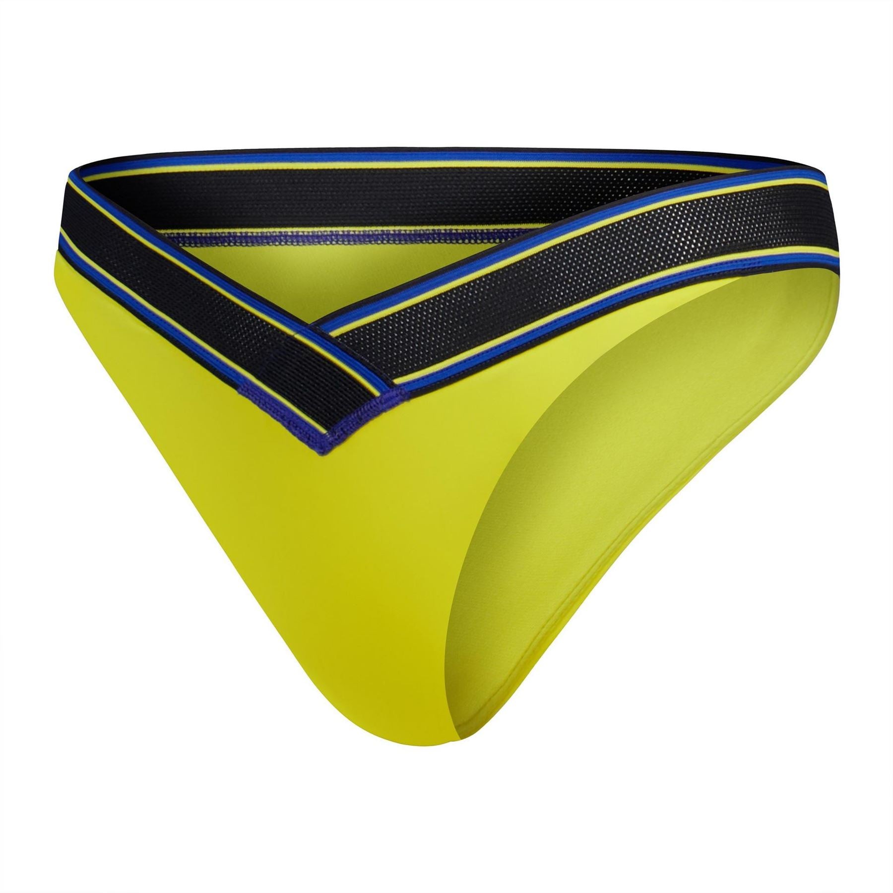 Speedo Solid Patterned V Bottom Swim Brief