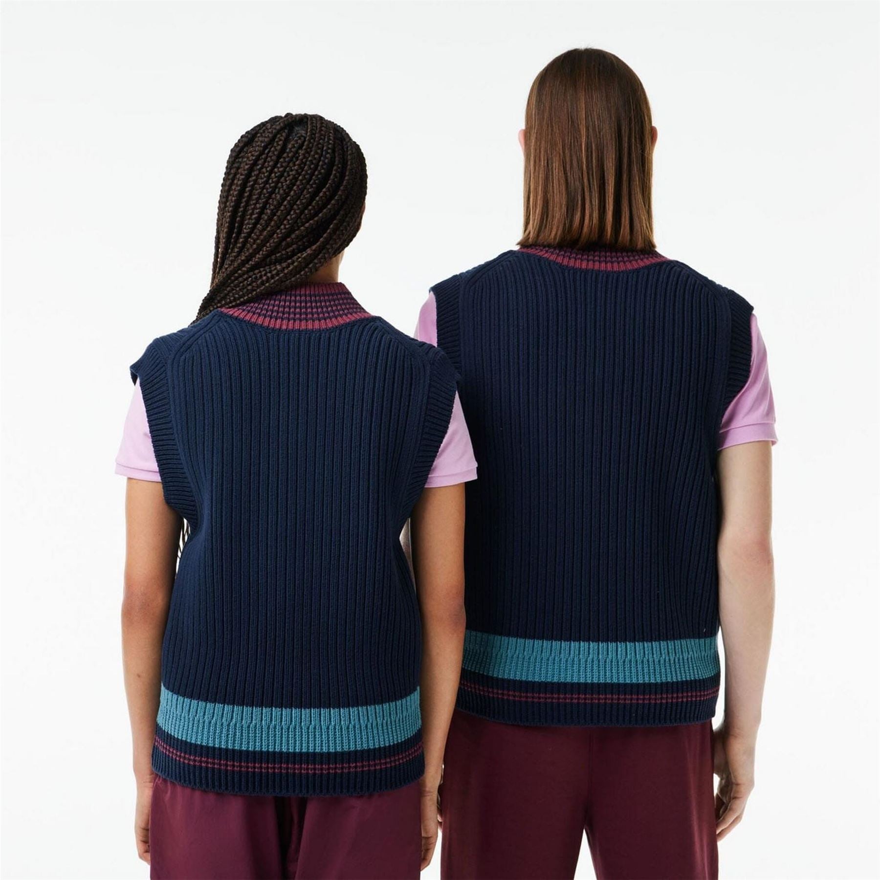 Lacoste Cotton Badge Accent Tennis Sweater