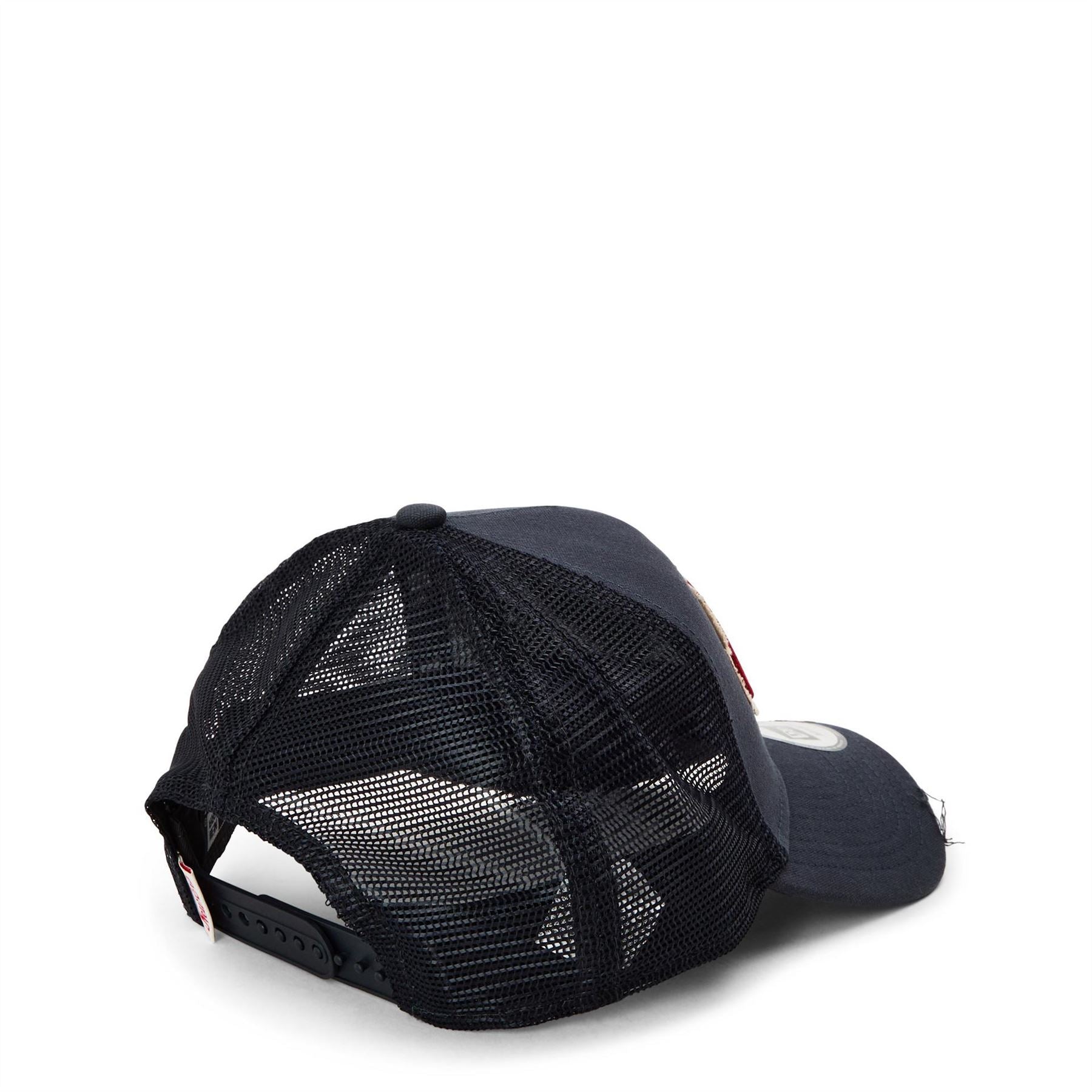 New Era Canvasas Distressed Trucker Cap