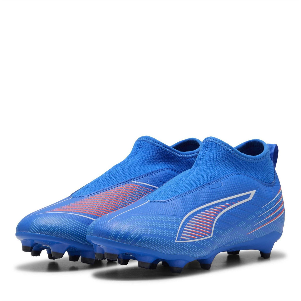 Puma 5 Match Laceless Junior Firm Ground Football Boots
