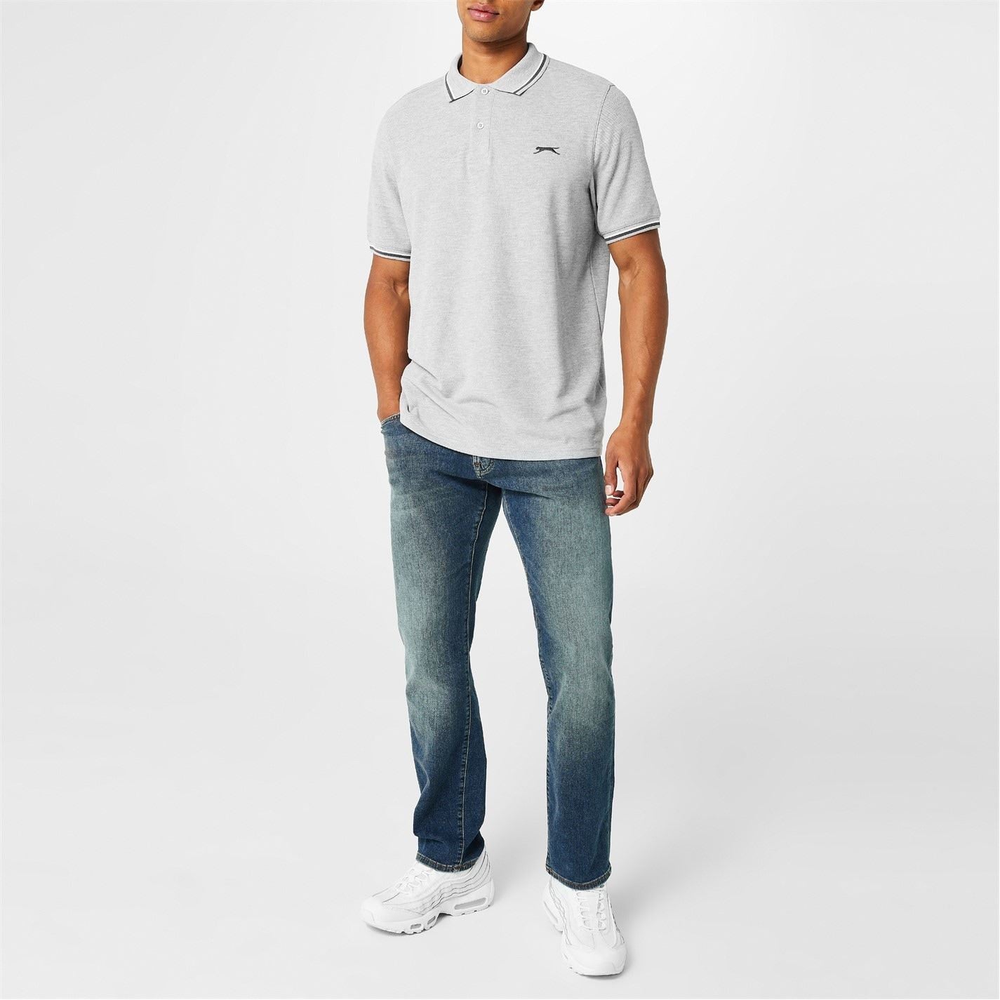 Slazenger Mens Tipped Polo Shirt