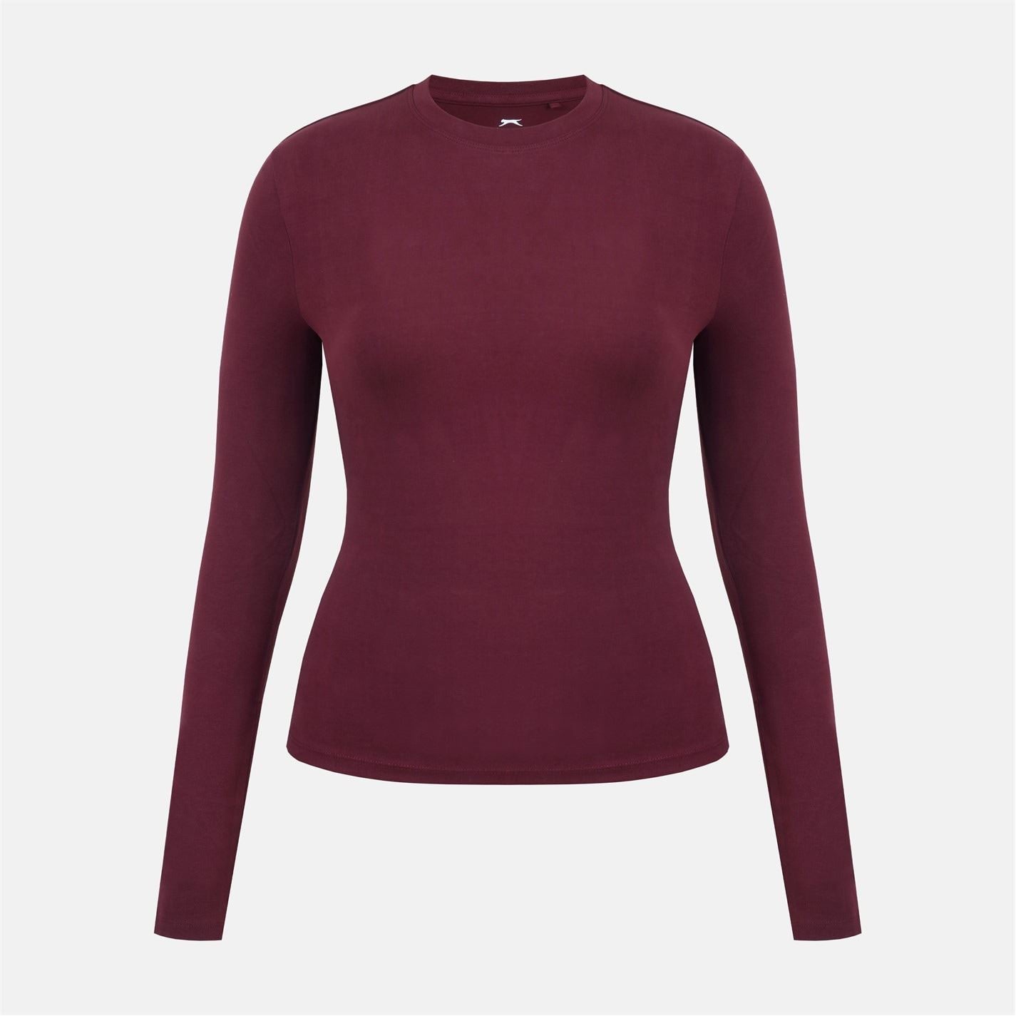 Slazenger Slim Fit Crew Neck Long Sleeve Jersey T-Shirt