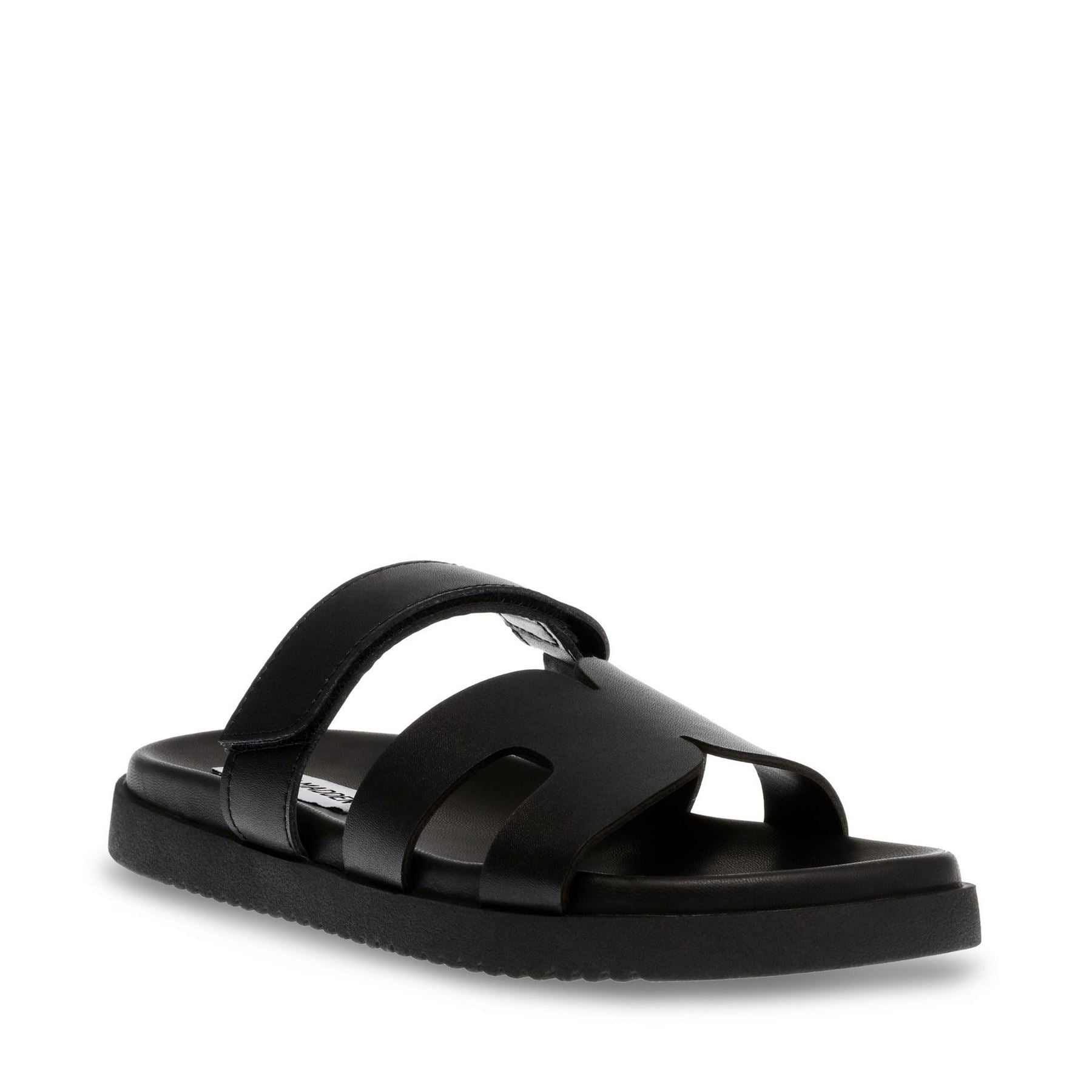 Steve Madden Textured Open Toe Slide Sandals