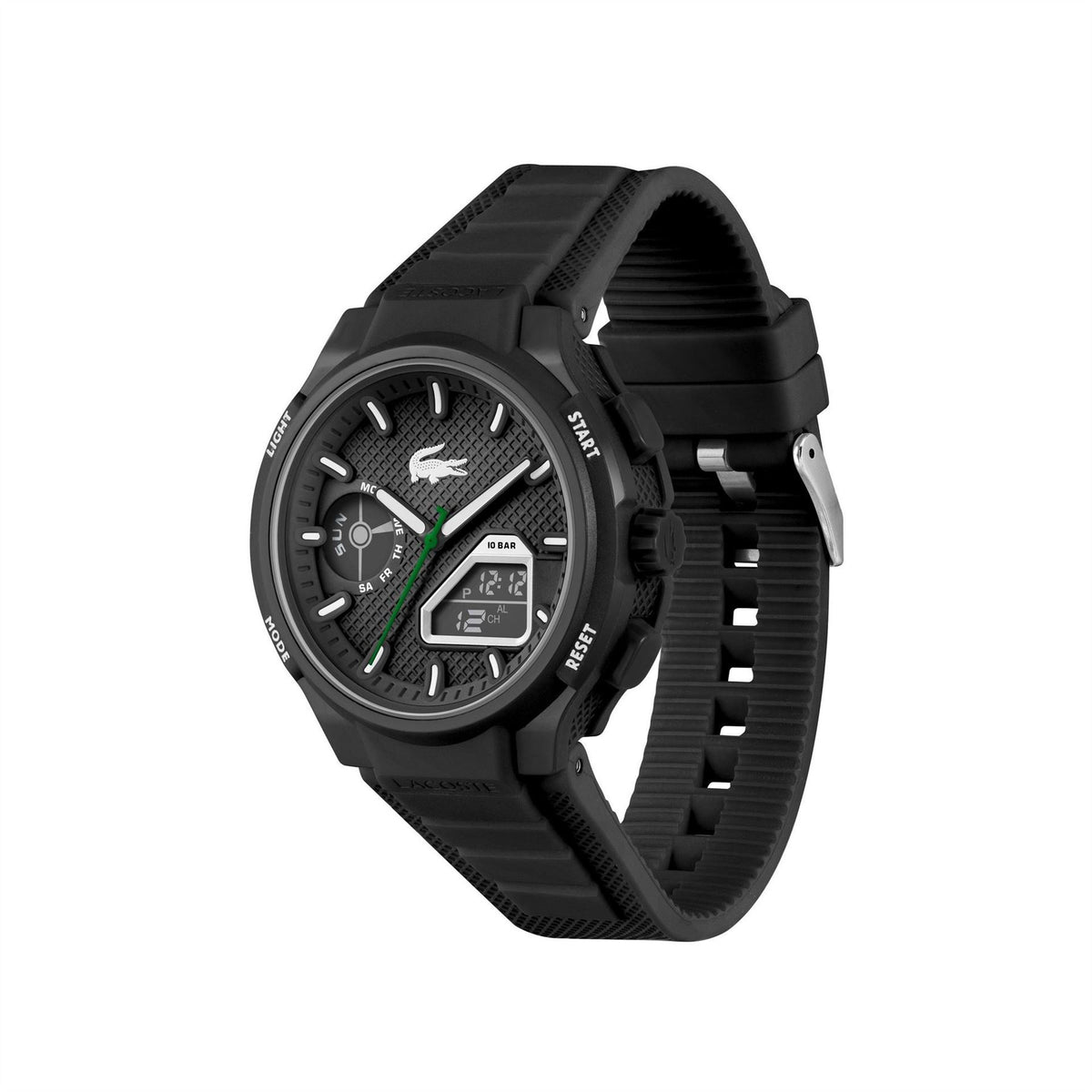 Lacoste Watches Mens Lc33 Silicone Strap Watch