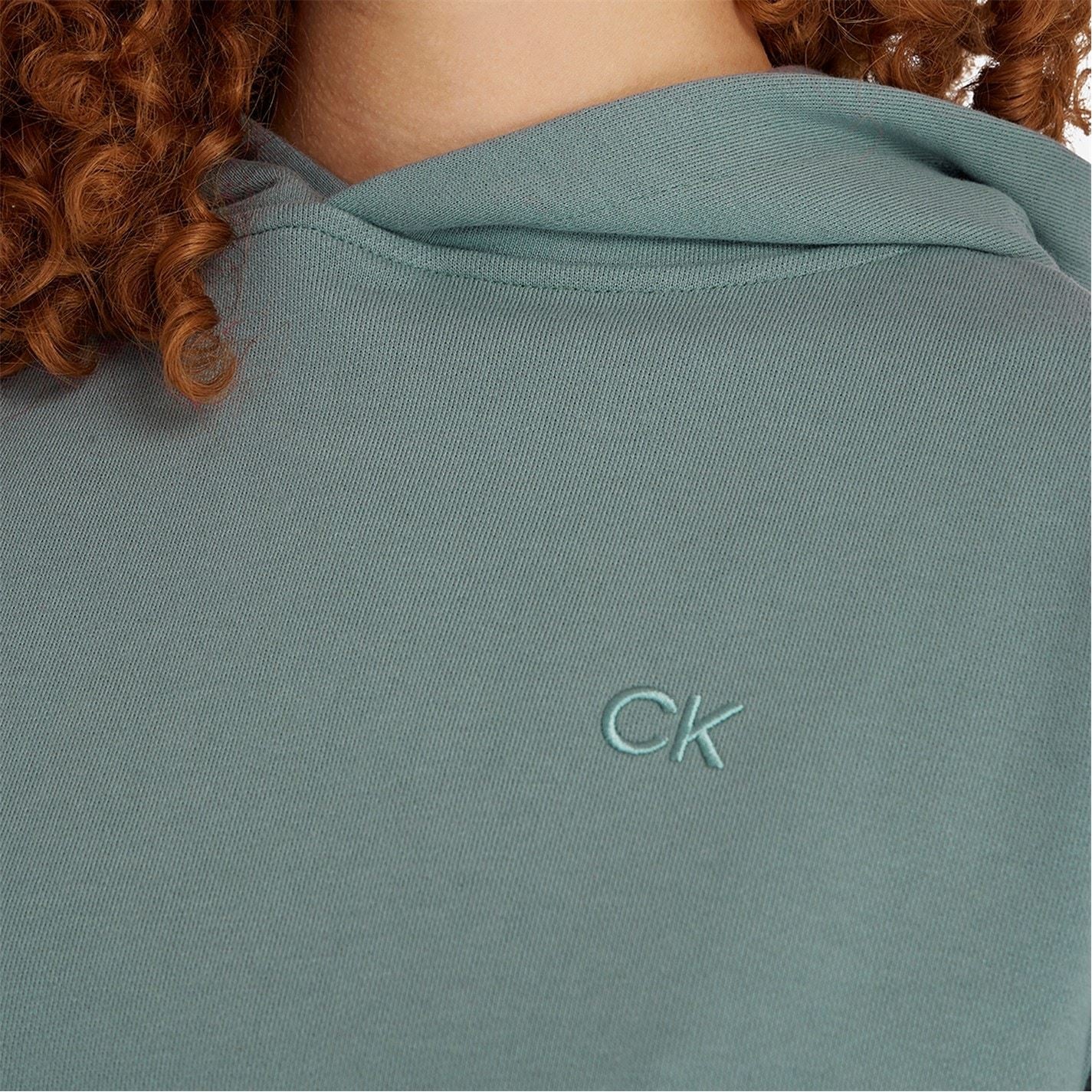 Calvin Klein Golf Cropped Relaxed Fit Drop Shoulder Hoodie