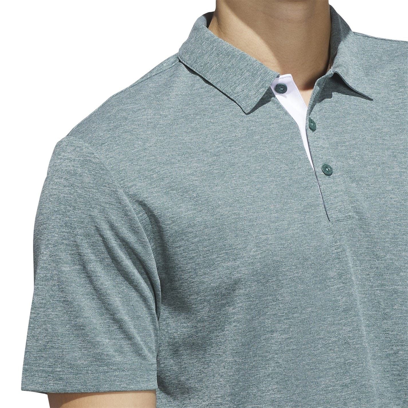 adidas Mens Heather Polo Shirt