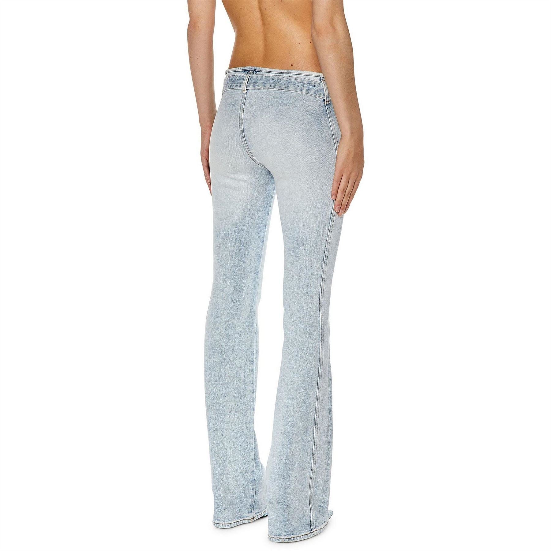 Diesel Wide Leg Regular Fit Jeans