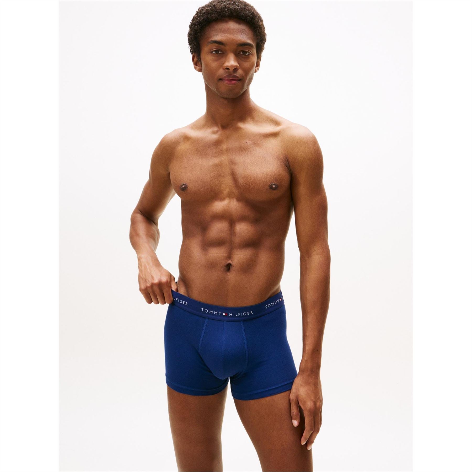Tommy Hilfiger 3 Pack Signature Waistband Trunks