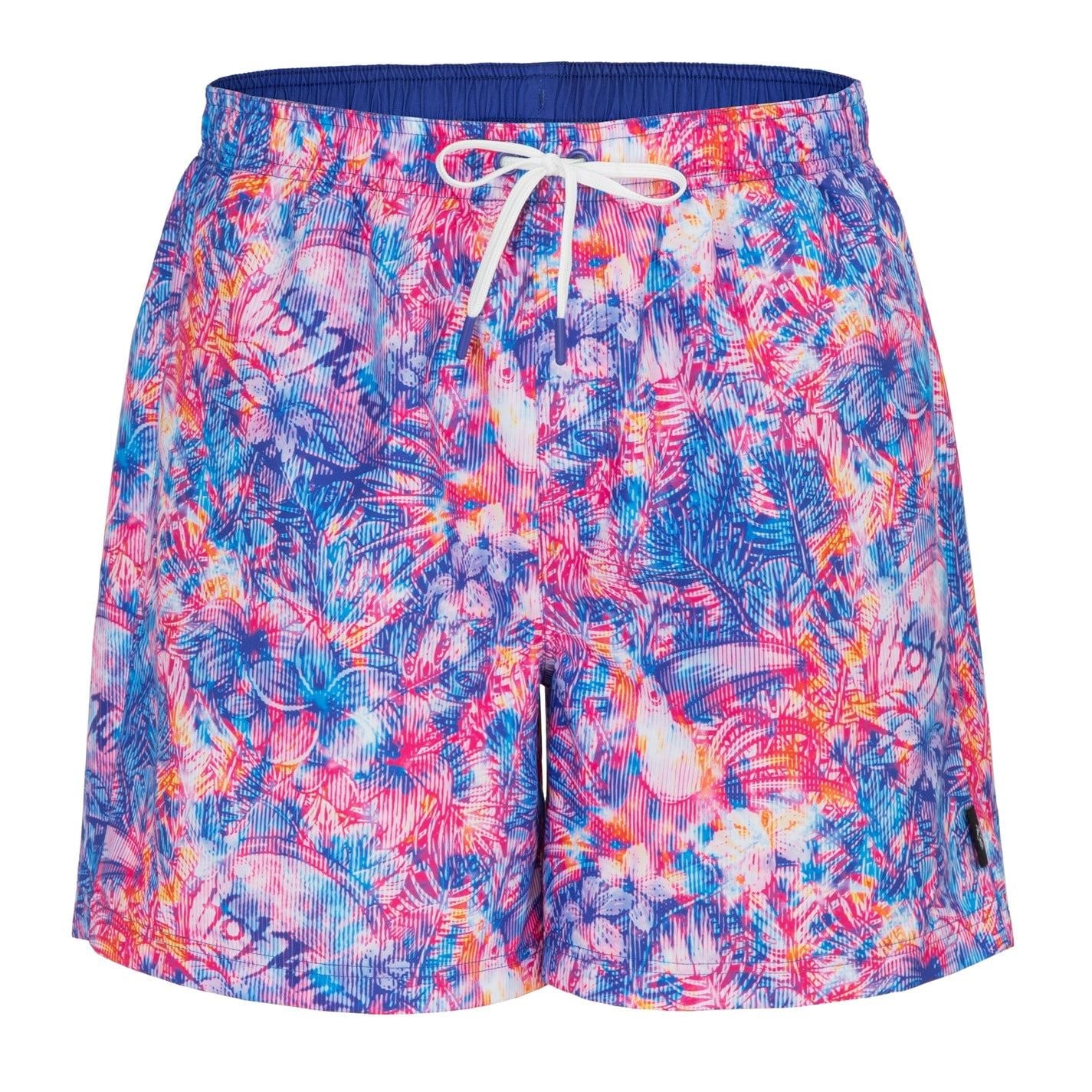 Hot Tuna Floral Swimming Shorts with Elasticated Waistband