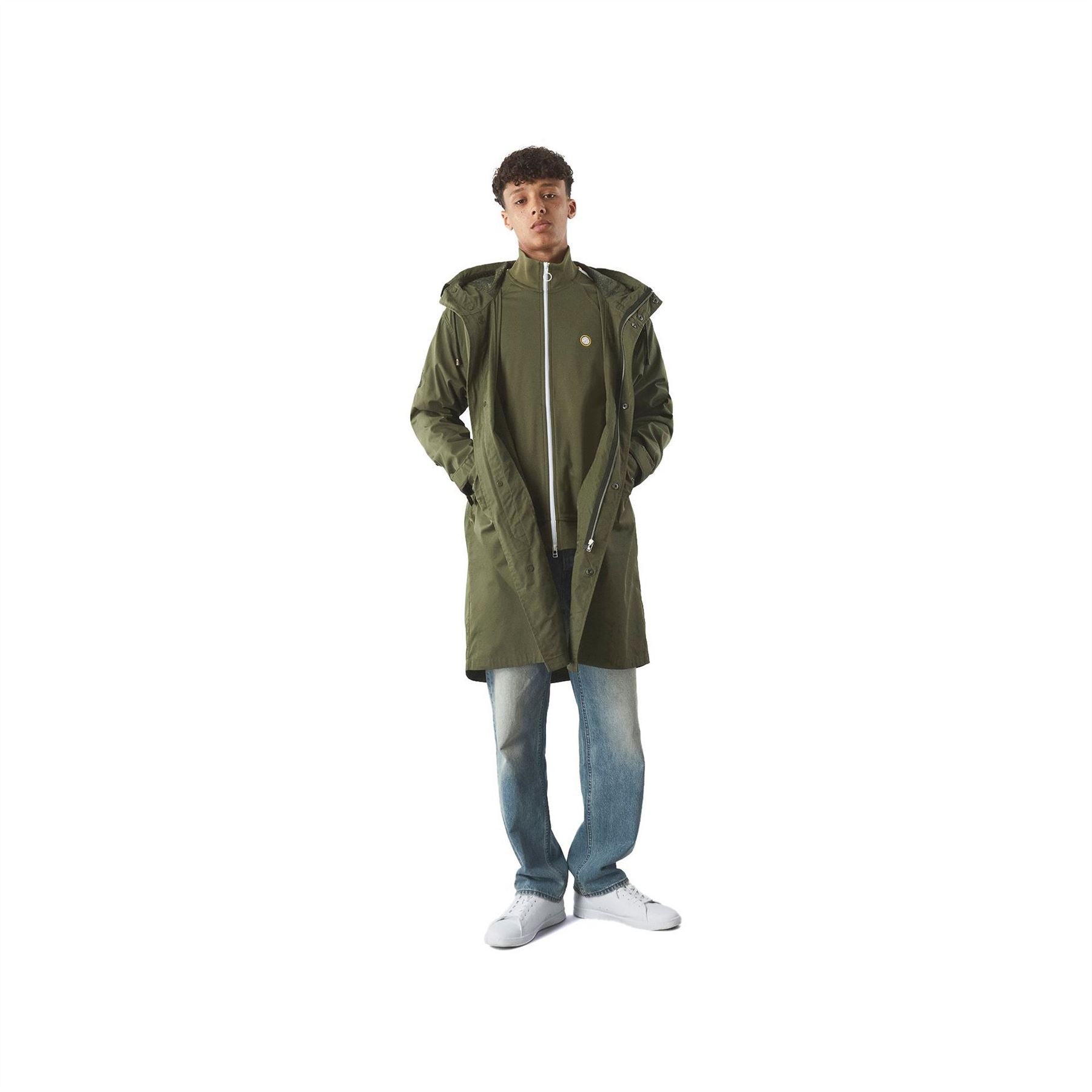 Pretty Green Walker Hooded Oversize Parka Jacket