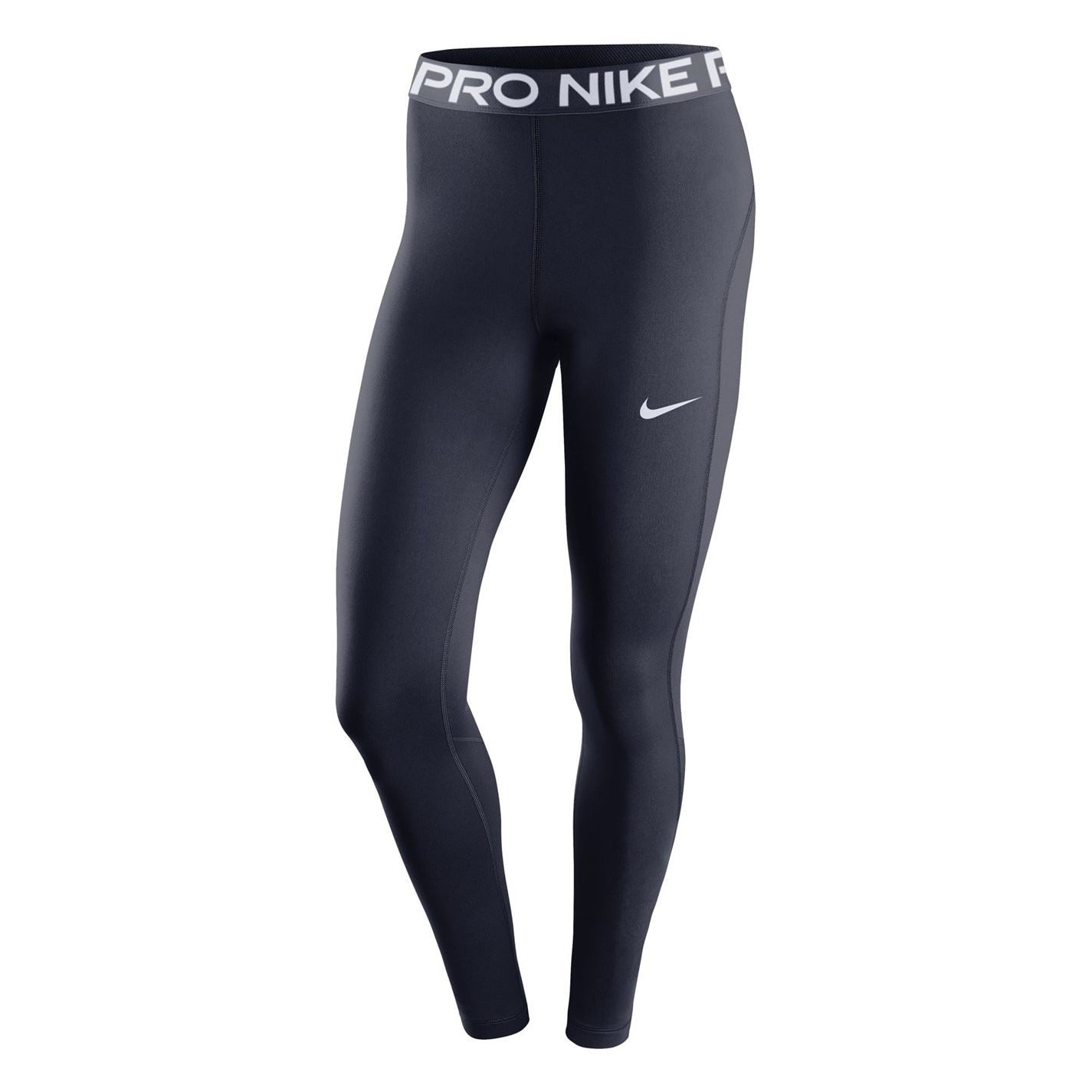 Nike Womens Pro Mid Rise Mesh Panelled Leggings