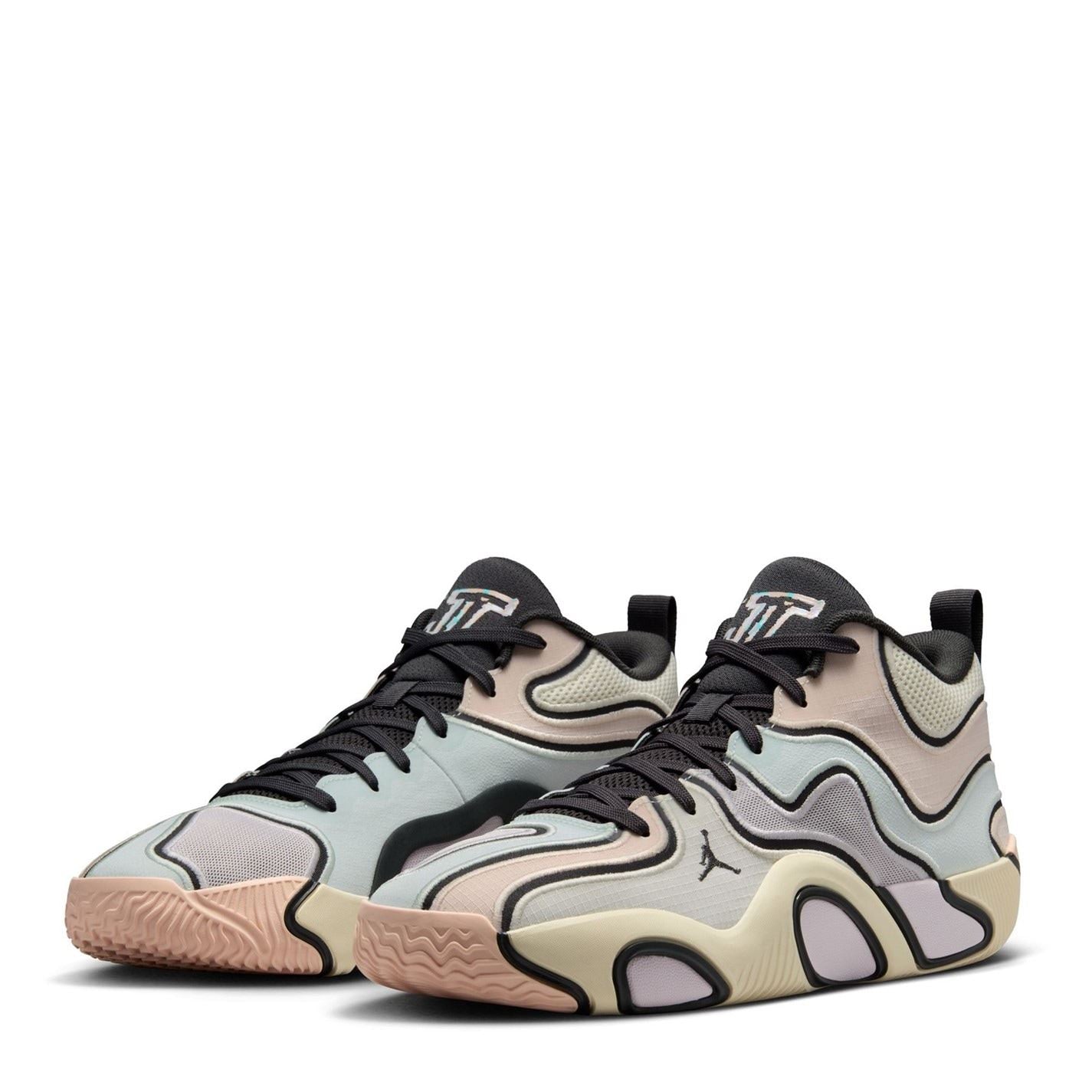 Air Jordan Tatum 3 Mid Top Graphic Print Sneakers