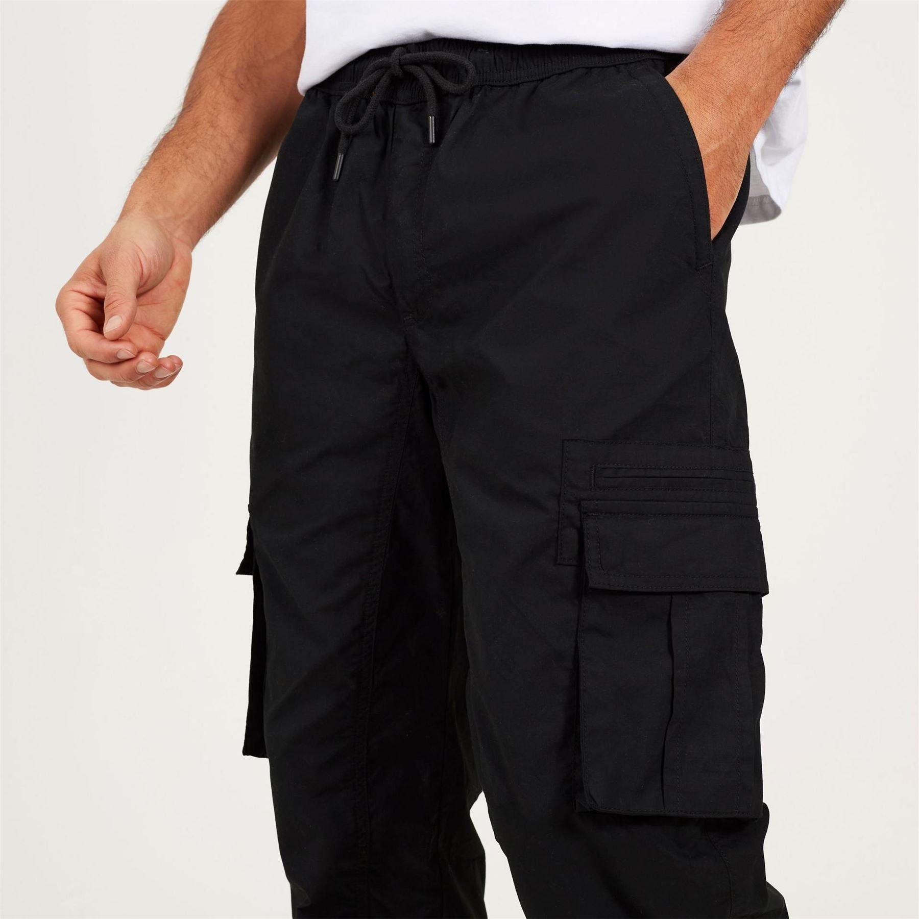 Brave Soul Poplin Cargo Trousers