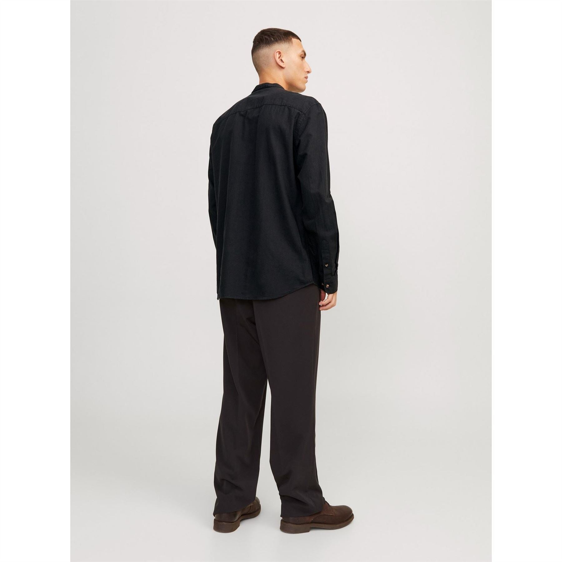 Jack and Jones Long Sleeve Buttoned Linen Shirt