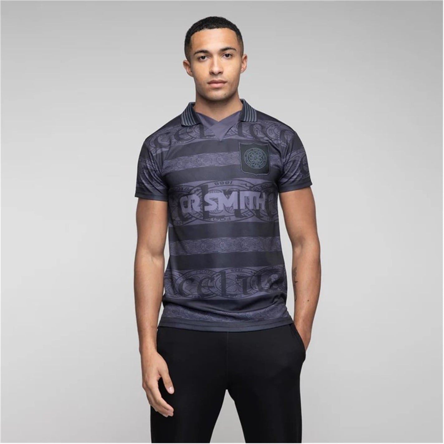 Team Celtic 96 Retro BlackouT-Shirt Adults