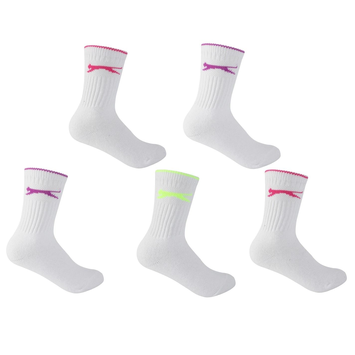 Slazenger Crew Socks 5 Pack Childs