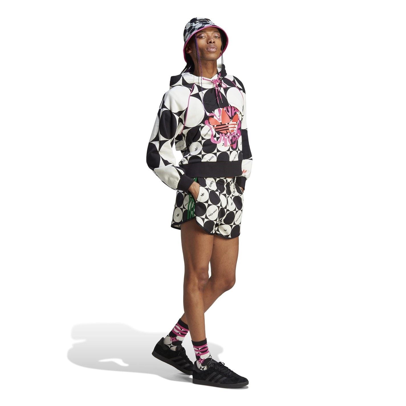 adidas Originals Pride Large Genie Athletic Shorts