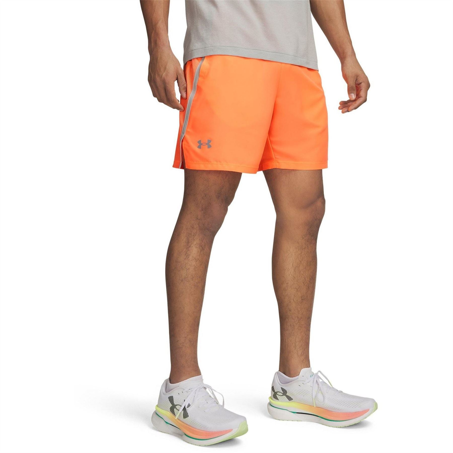 Under Armour Mens Armour Ua Launch 2 In 1 7 Shorts